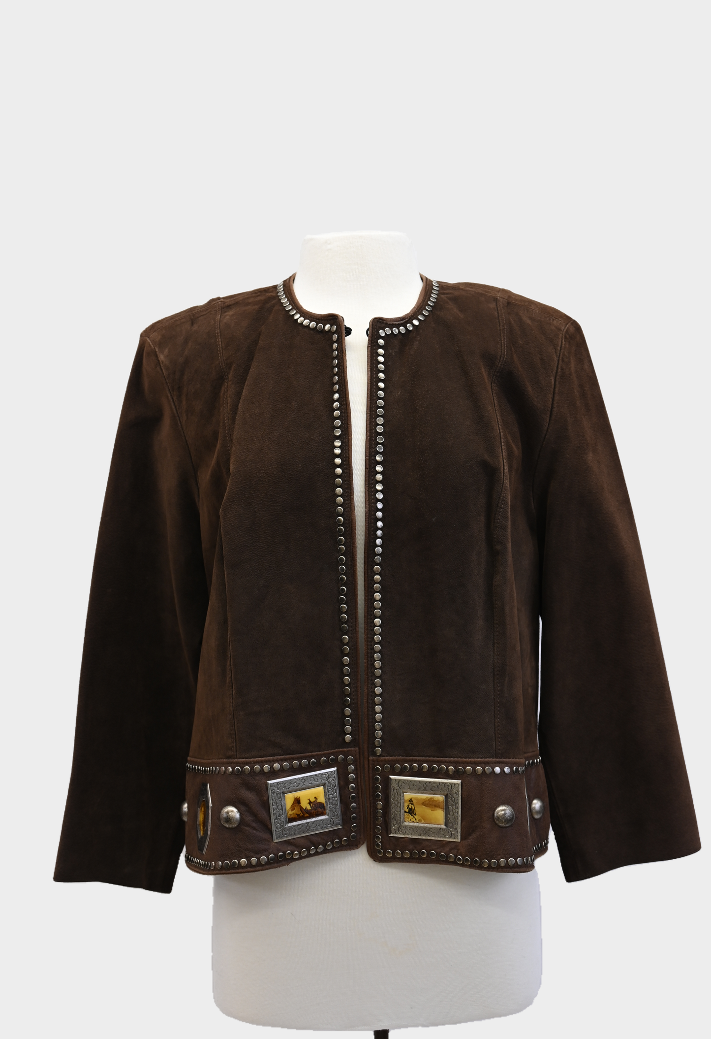 Double D Ranch Suede Leather Jacket