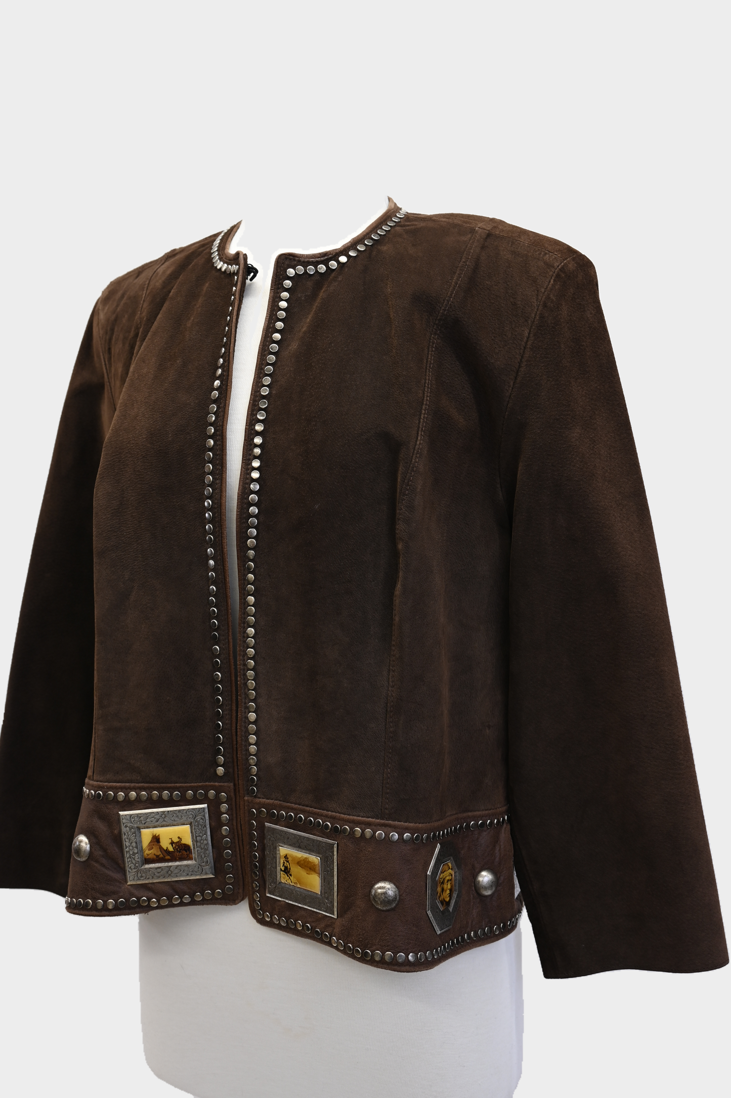 Double D Ranch Suede Leather Jacket