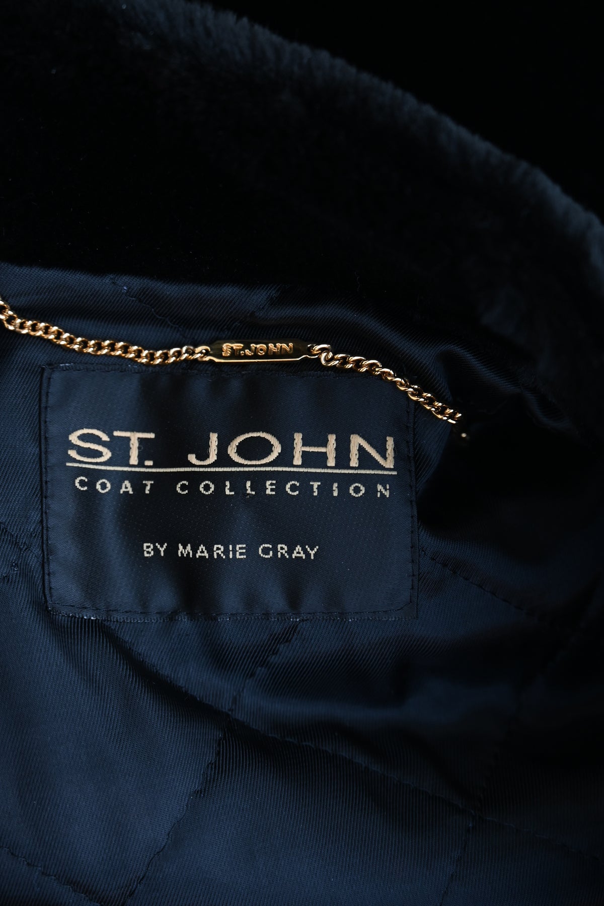 St. John Faux Fur Bomber Jacket