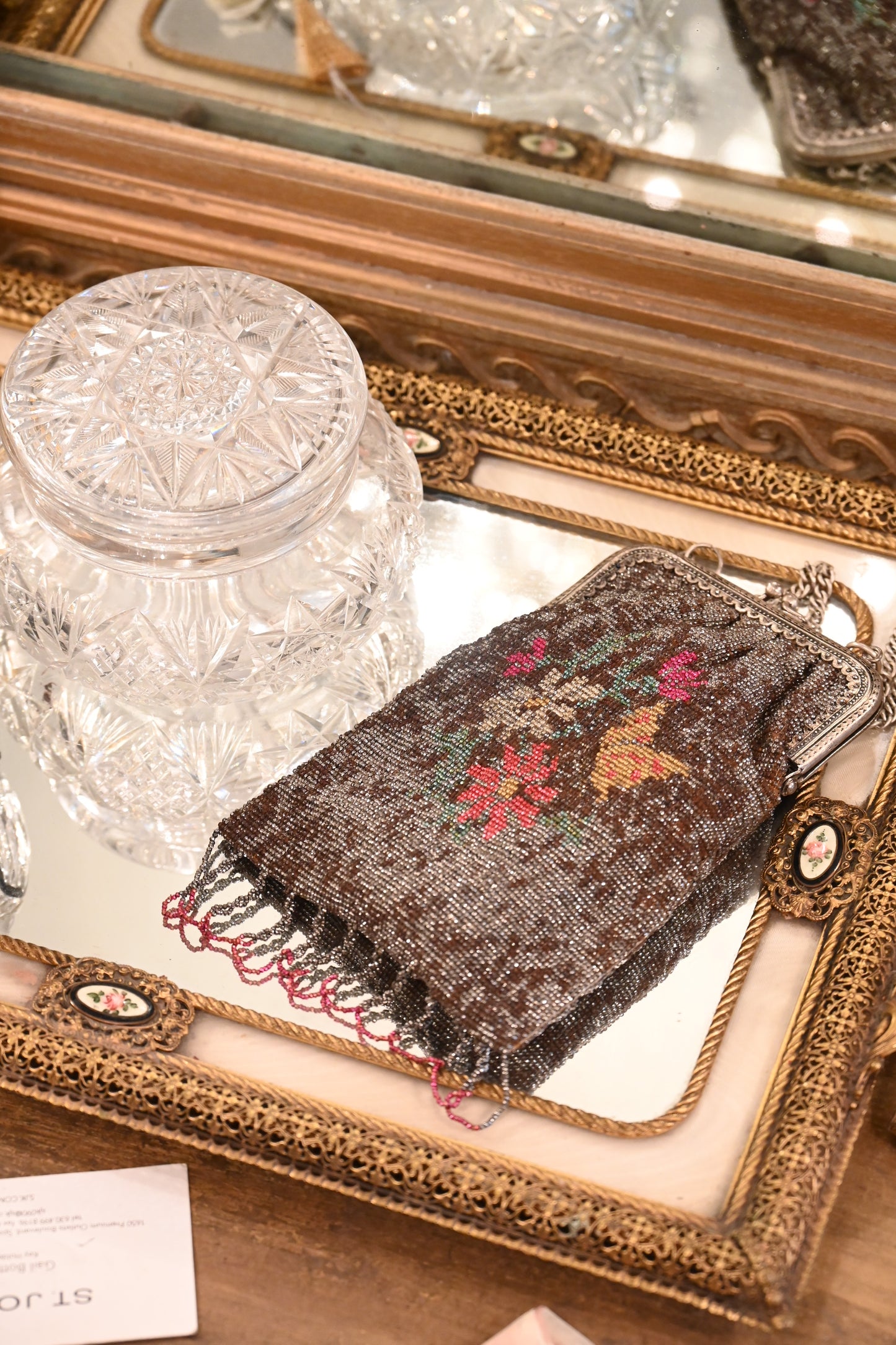 1920s Metal Mesh Evening Bag Vintage