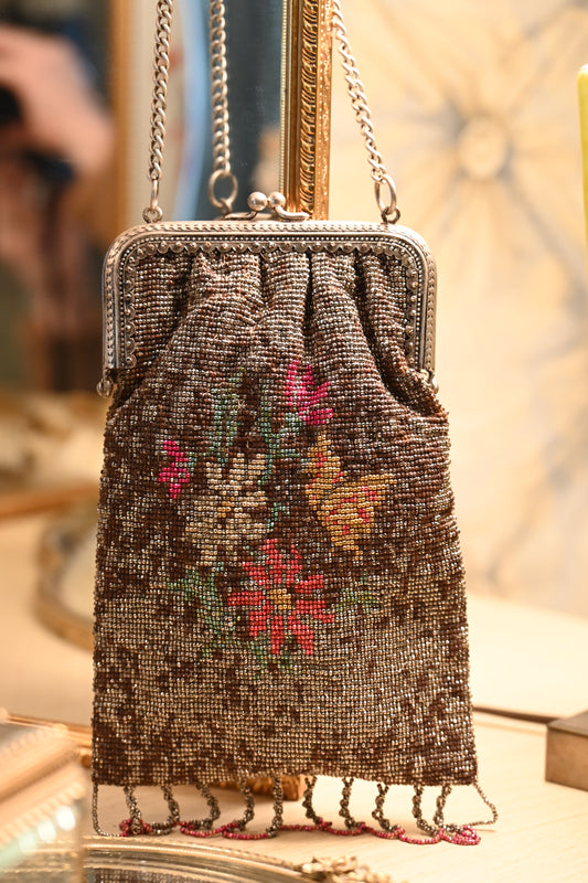 1920s Metal Mesh Evening Bag Vintage