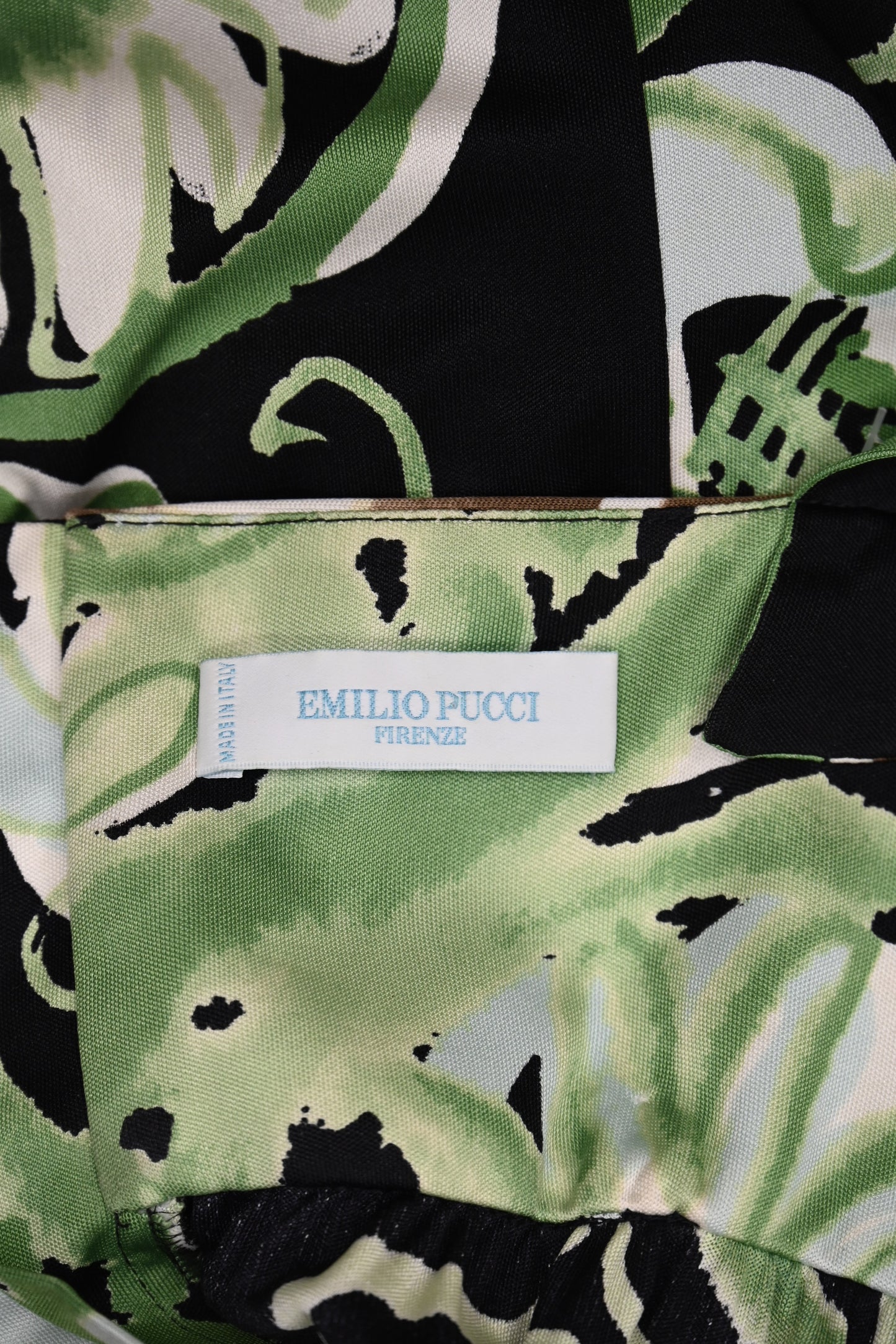 Emilio Pucci Leopard Floral Silk Dress