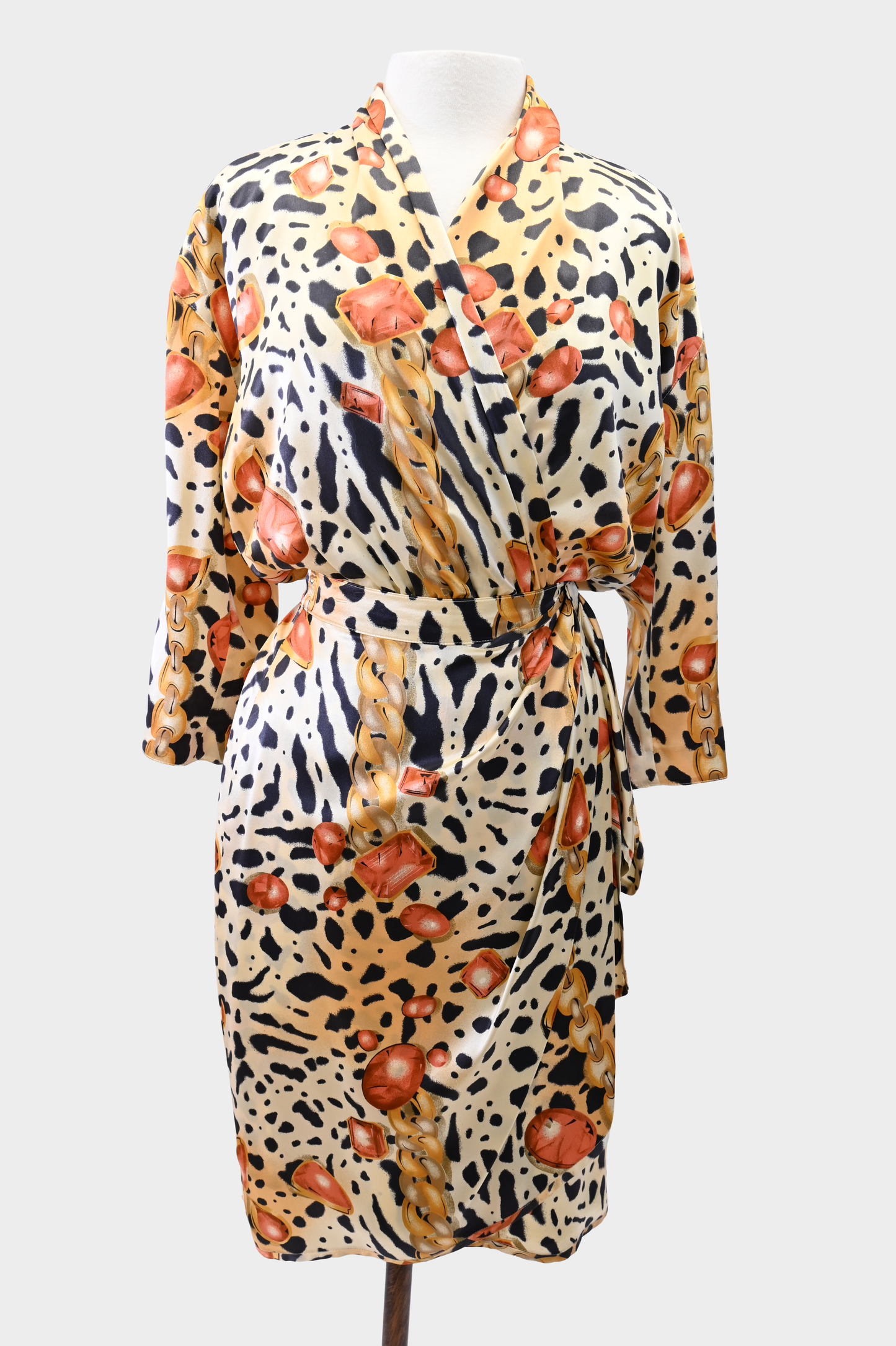 Escada Vintage Leopard Silk Set 2-Piece