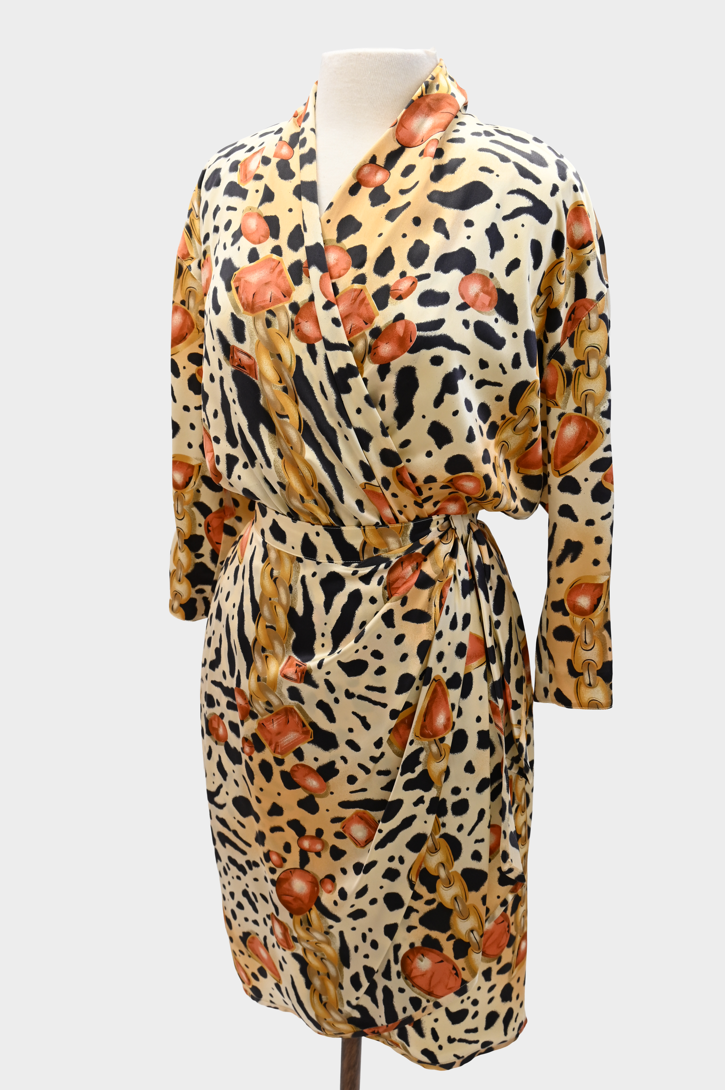 Escada Vintage Leopard Silk Set 2-Piece