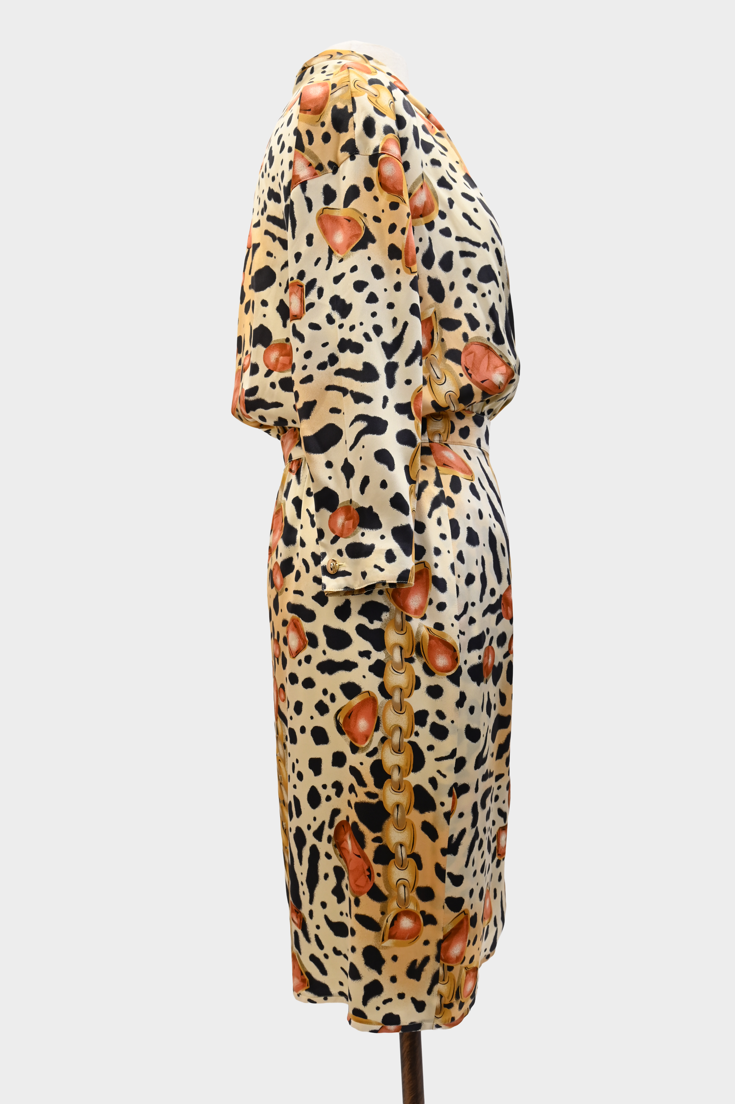 Escada Vintage Leopard Silk Set 2-Piece