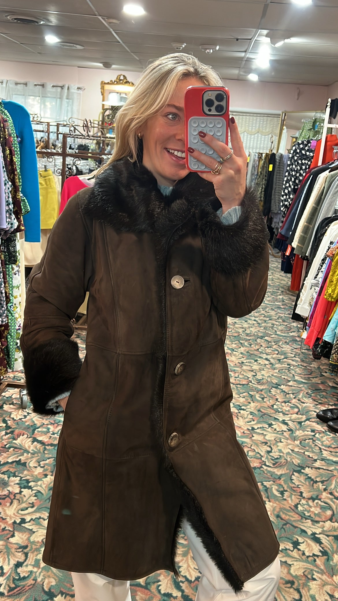 Kidskin Leather Fur Jacket