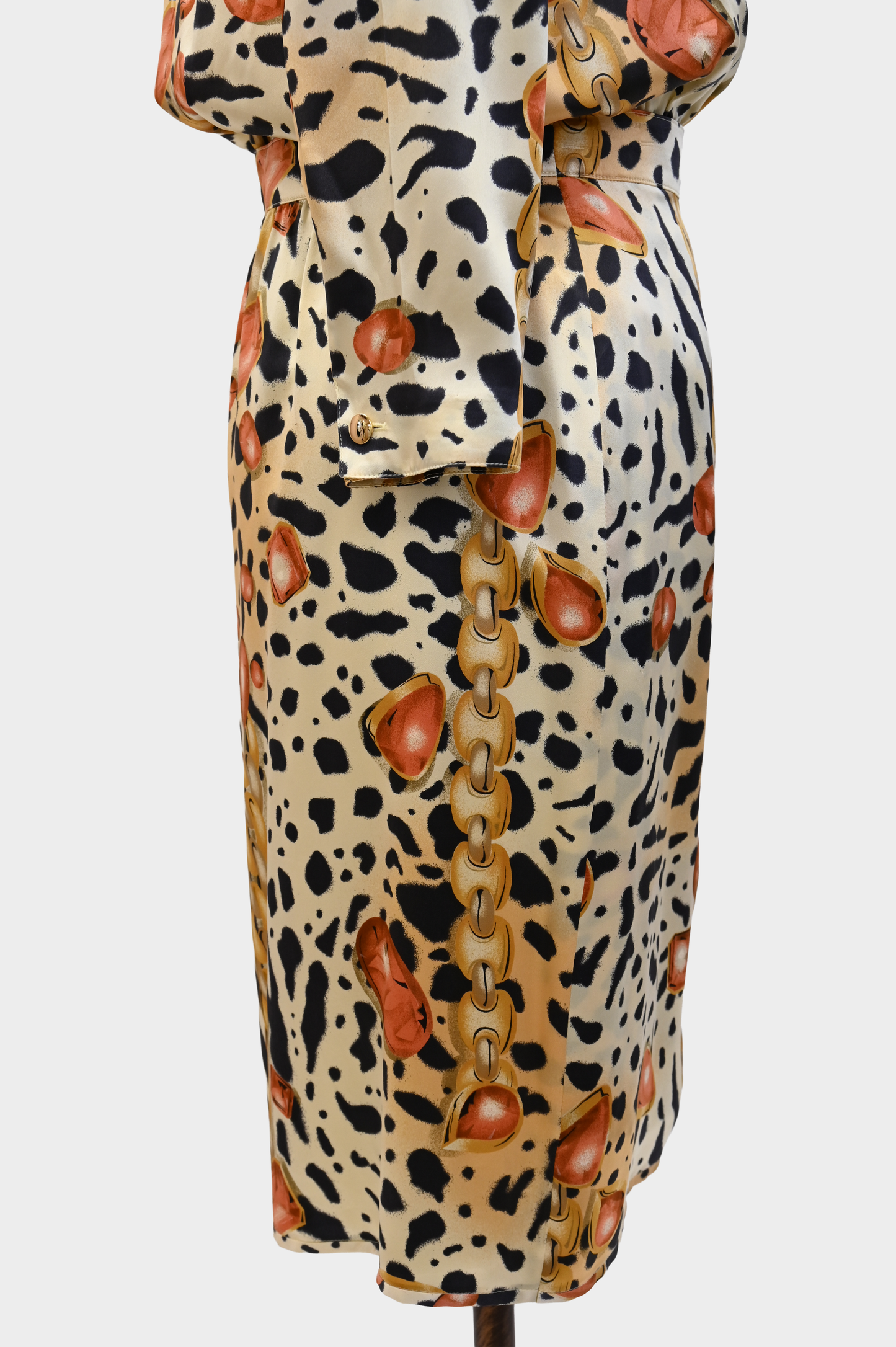 Escada Vintage Leopard Silk Set 2-Piece