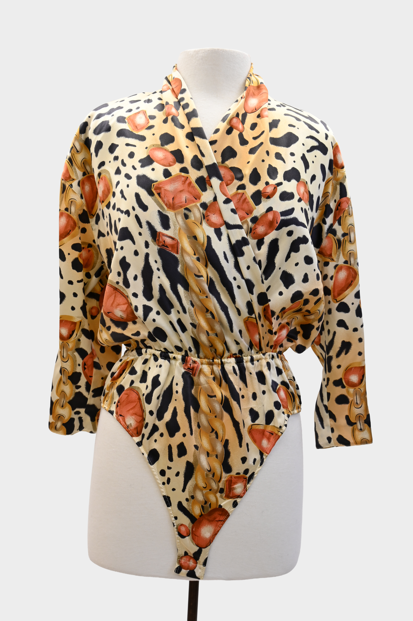 Escada Vintage Leopard Silk Set 2-Piece