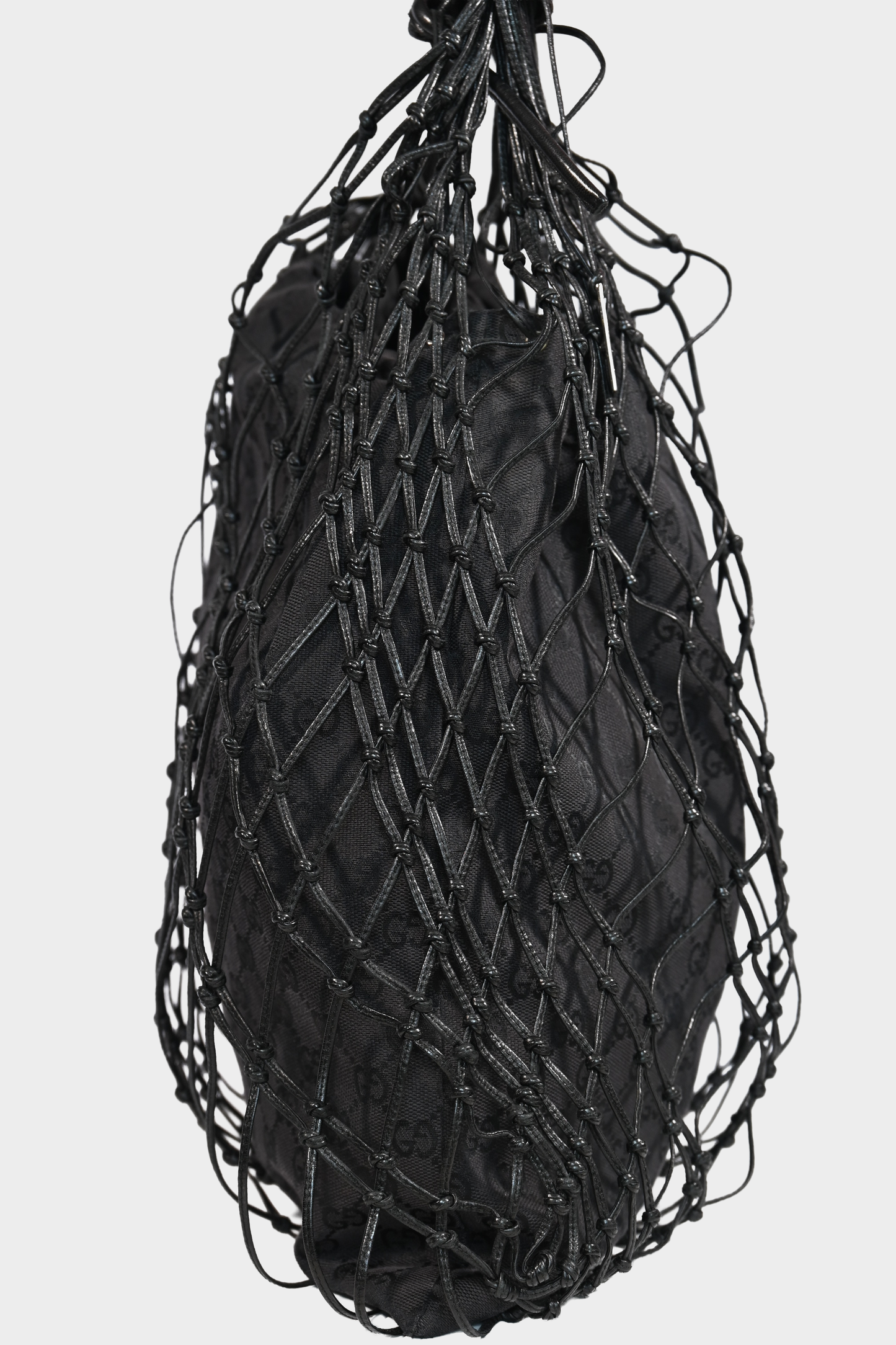 Gucci GG Canvas Fishnet Tote with Removable Pouch Tom Ford Era