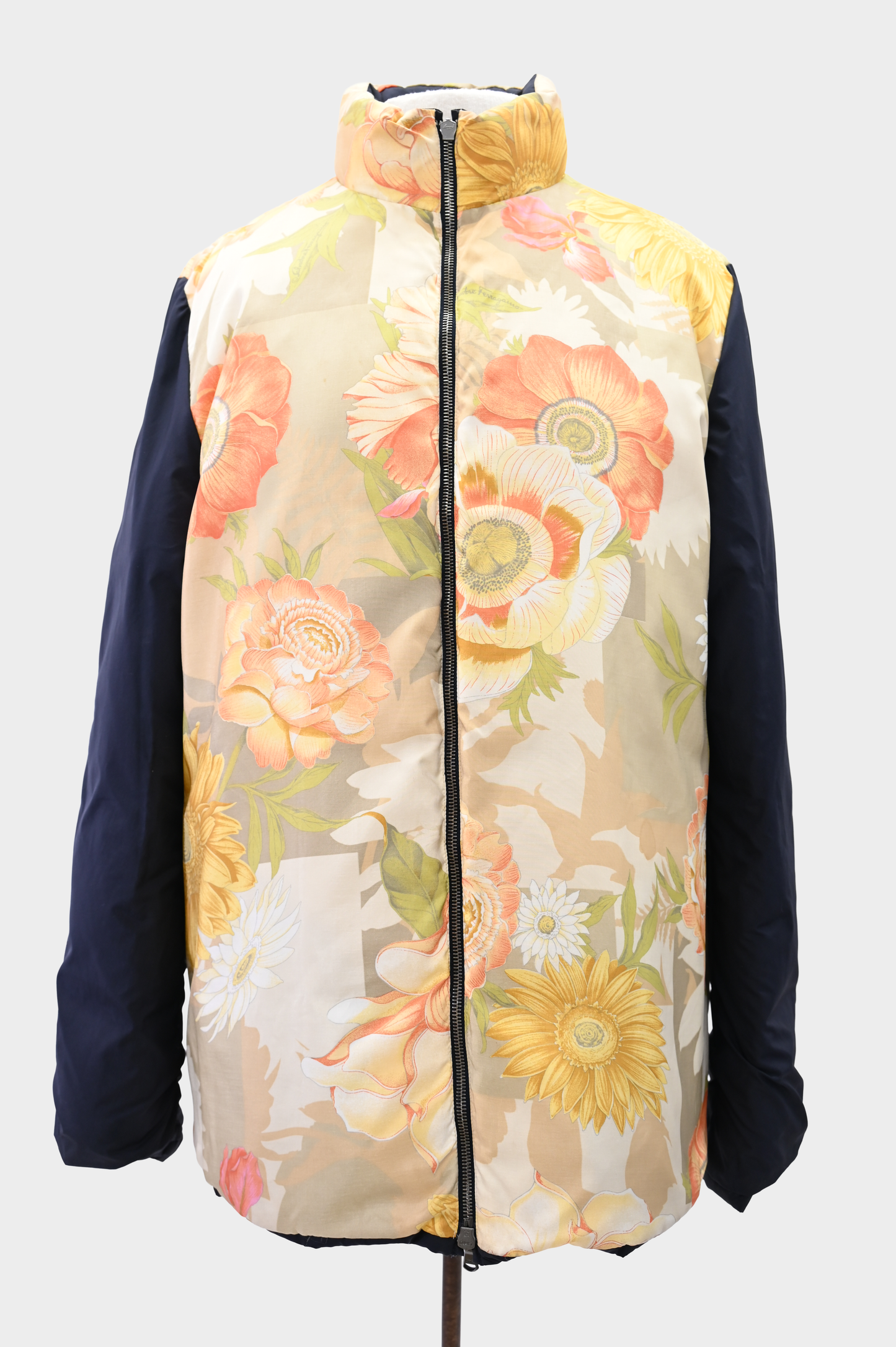 Salvatore Ferragamo Navy Puffer Jacket