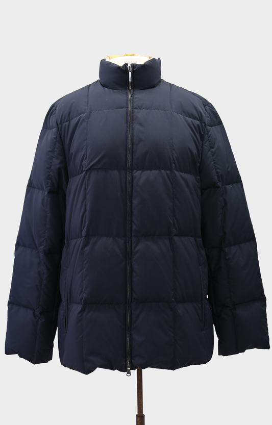 Salvatore Ferragamo Navy Puffer Jacket