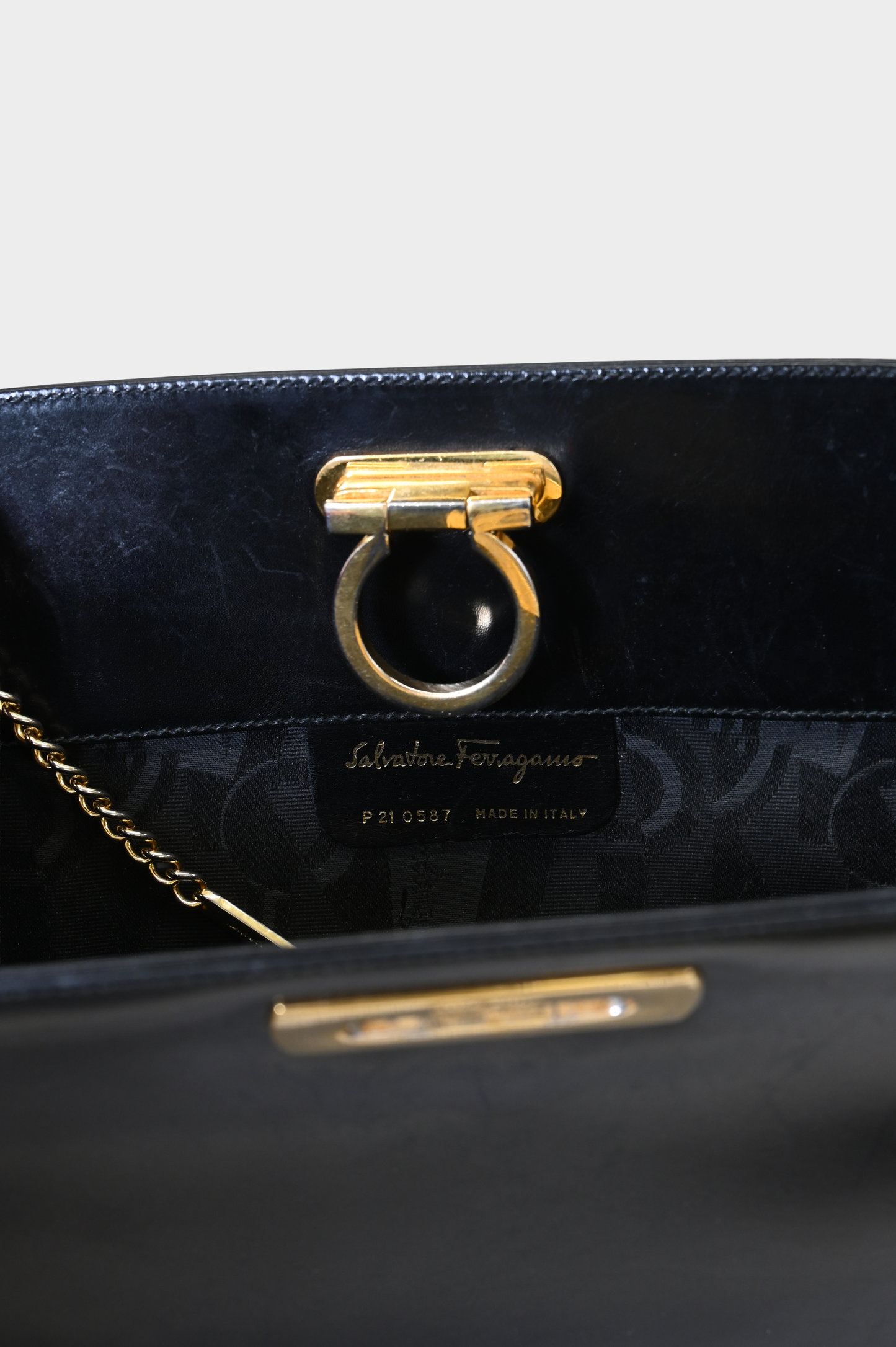 Ferragamo Diana Gancini Bag Vintage