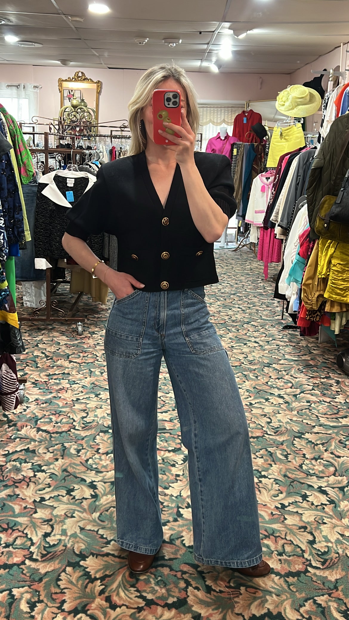 St. John Santana Knit Cropped Jacket