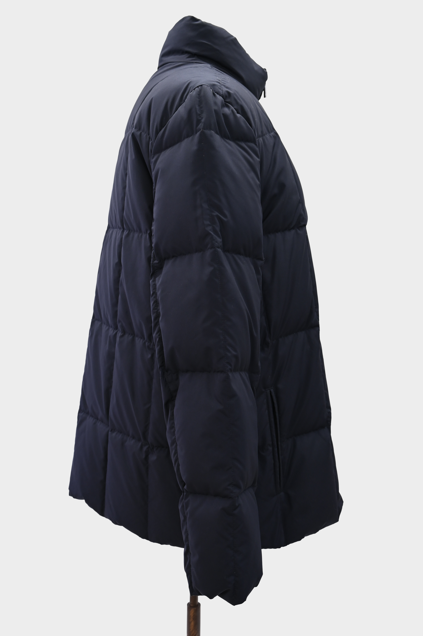 Salvatore Ferragamo Navy Puffer Jacket