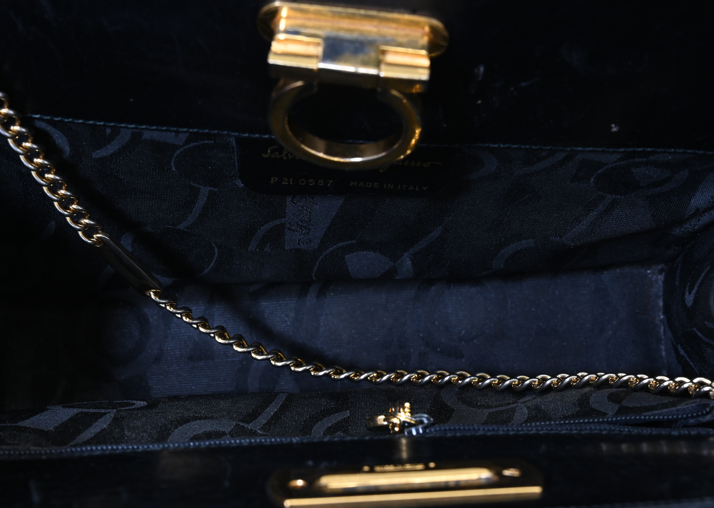 Ferragamo Diana Gancini Bag Vintage