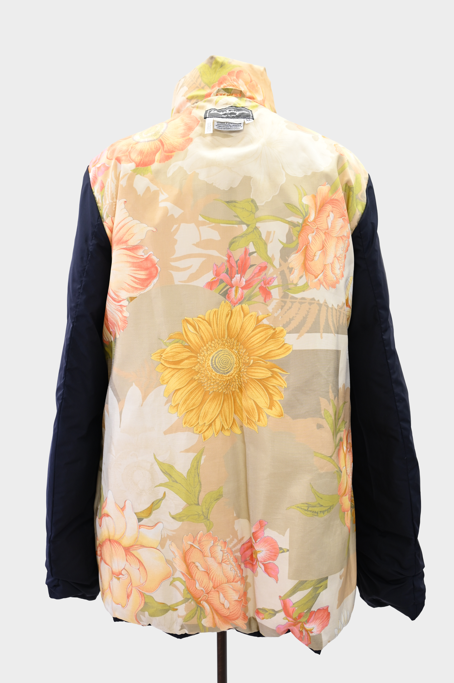 Salvatore Ferragamo Navy Puffer Jacket