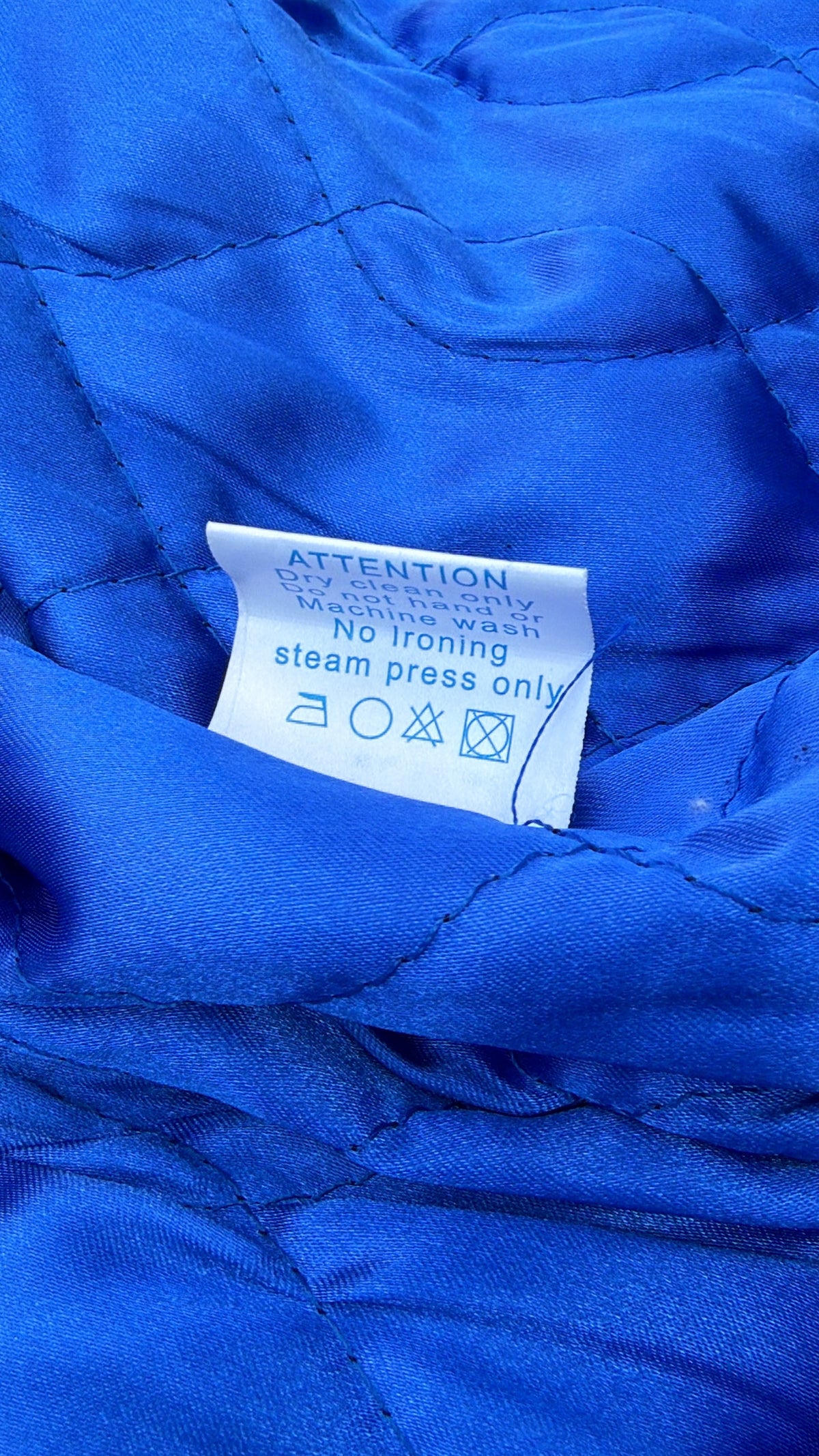 Carlot Corp. Cobalt Blue Wool Jacket with Removable Fox Fur Collar