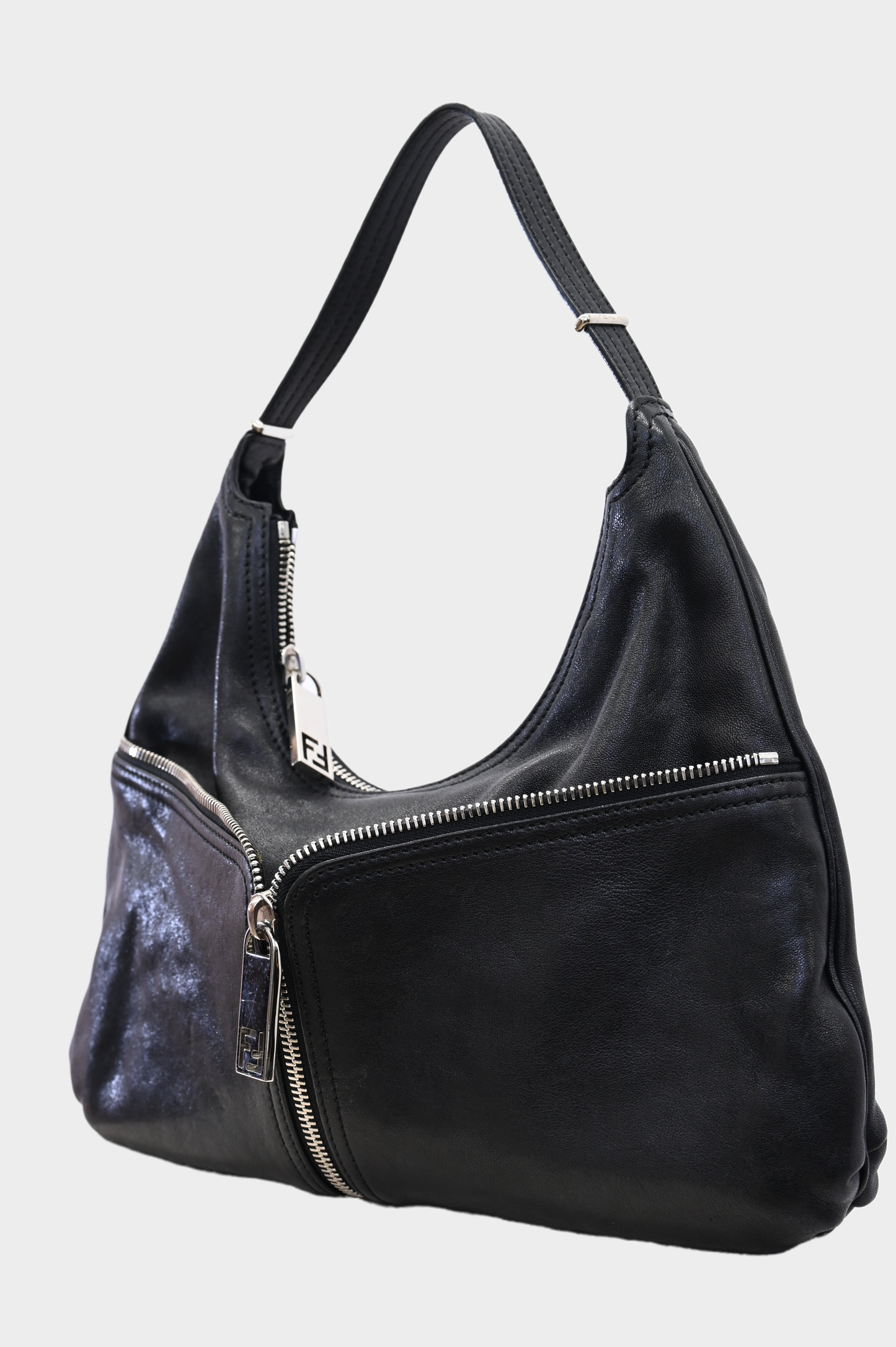 Fendi Leather Hobo Bag