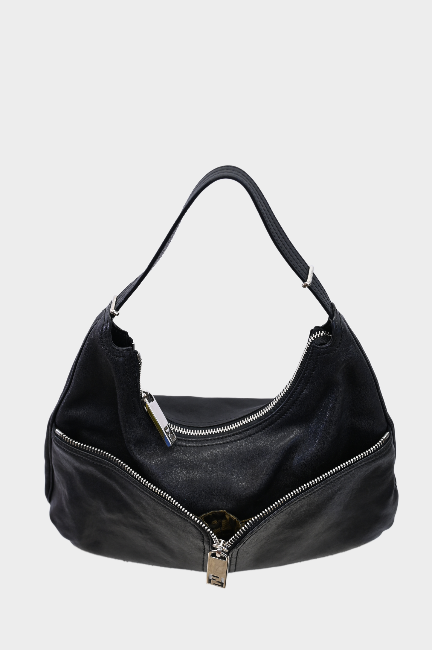 Fendi Leather Hobo Bag
