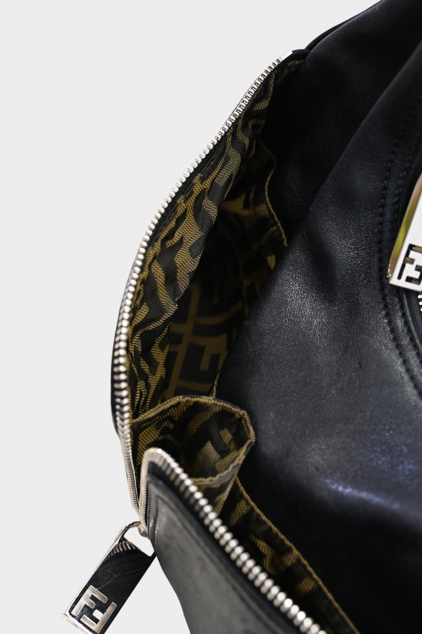 Fendi Leather Hobo Bag