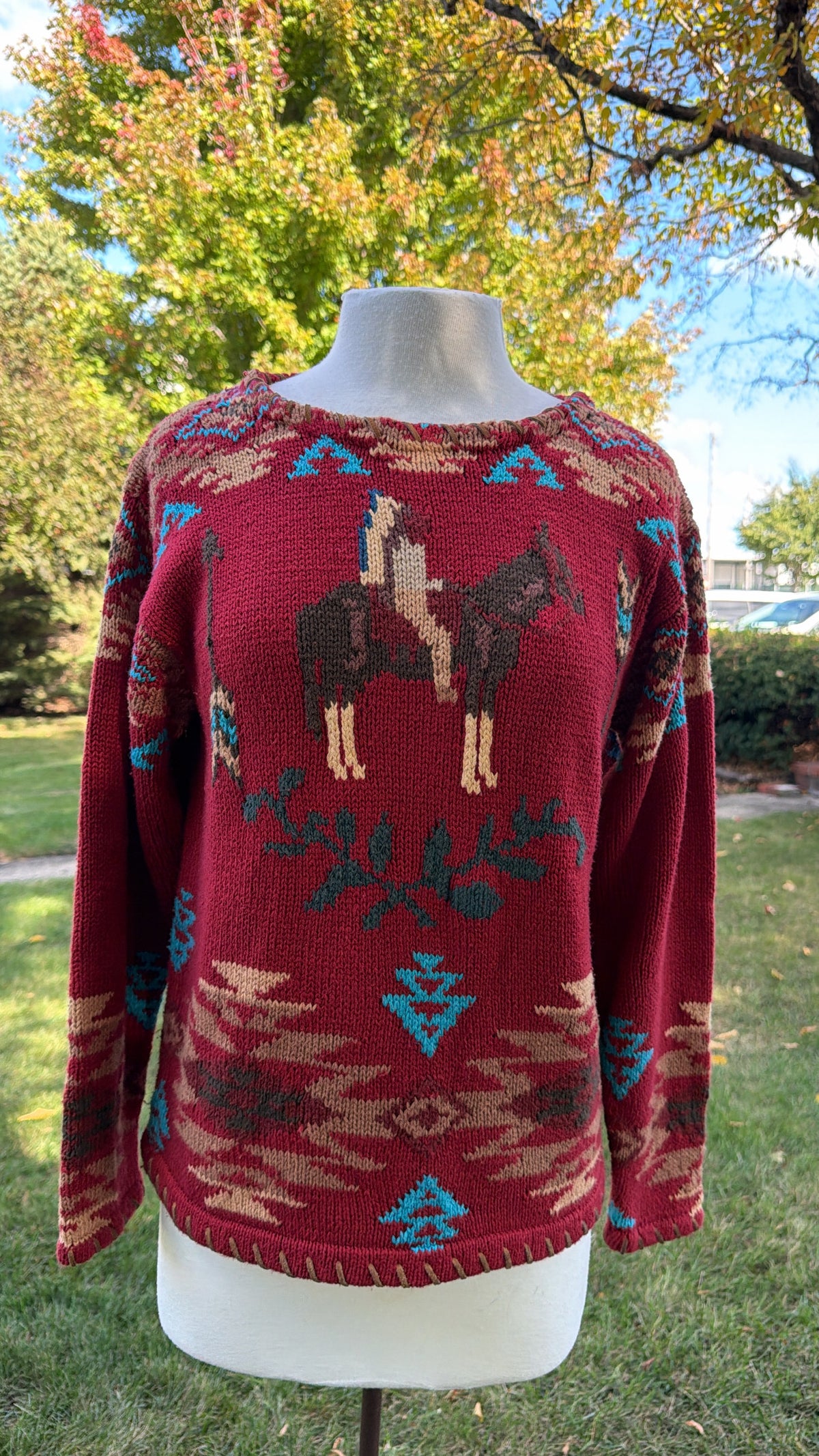 Ralph Lauren Country Western Sweater Rare