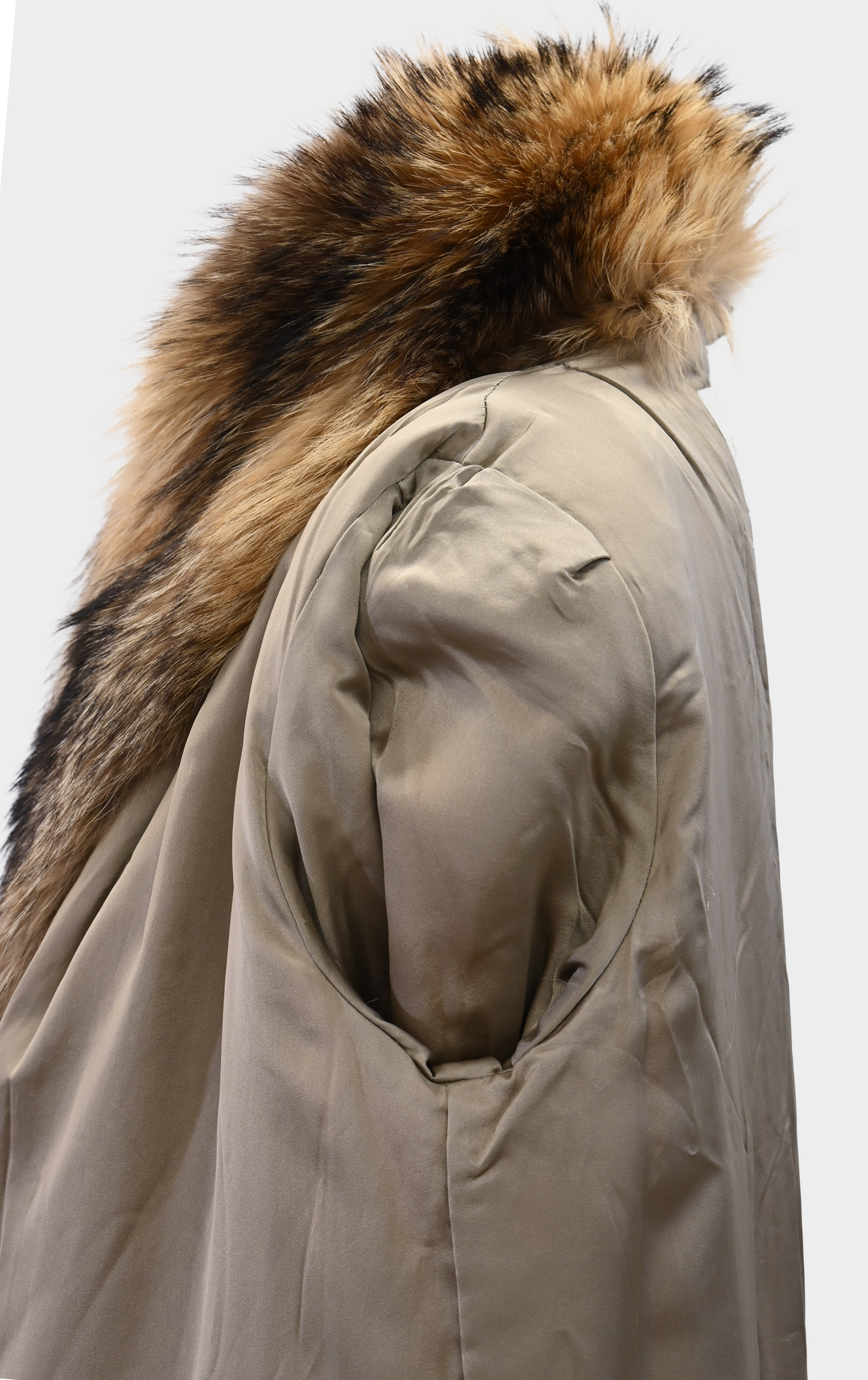 Finnish Raccoon Full Length Fur Coat