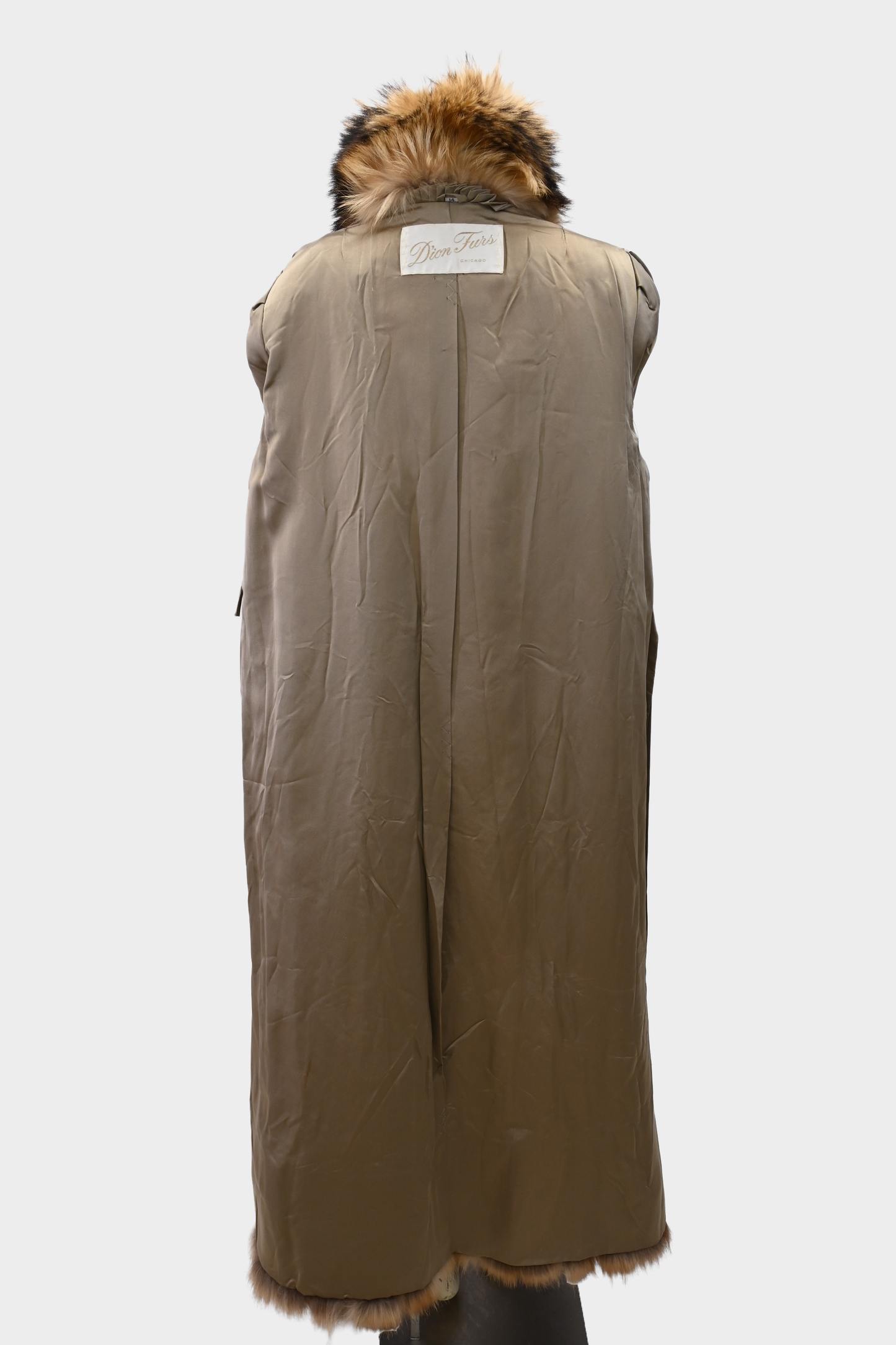 Finnish Raccoon Full Length Fur Coat