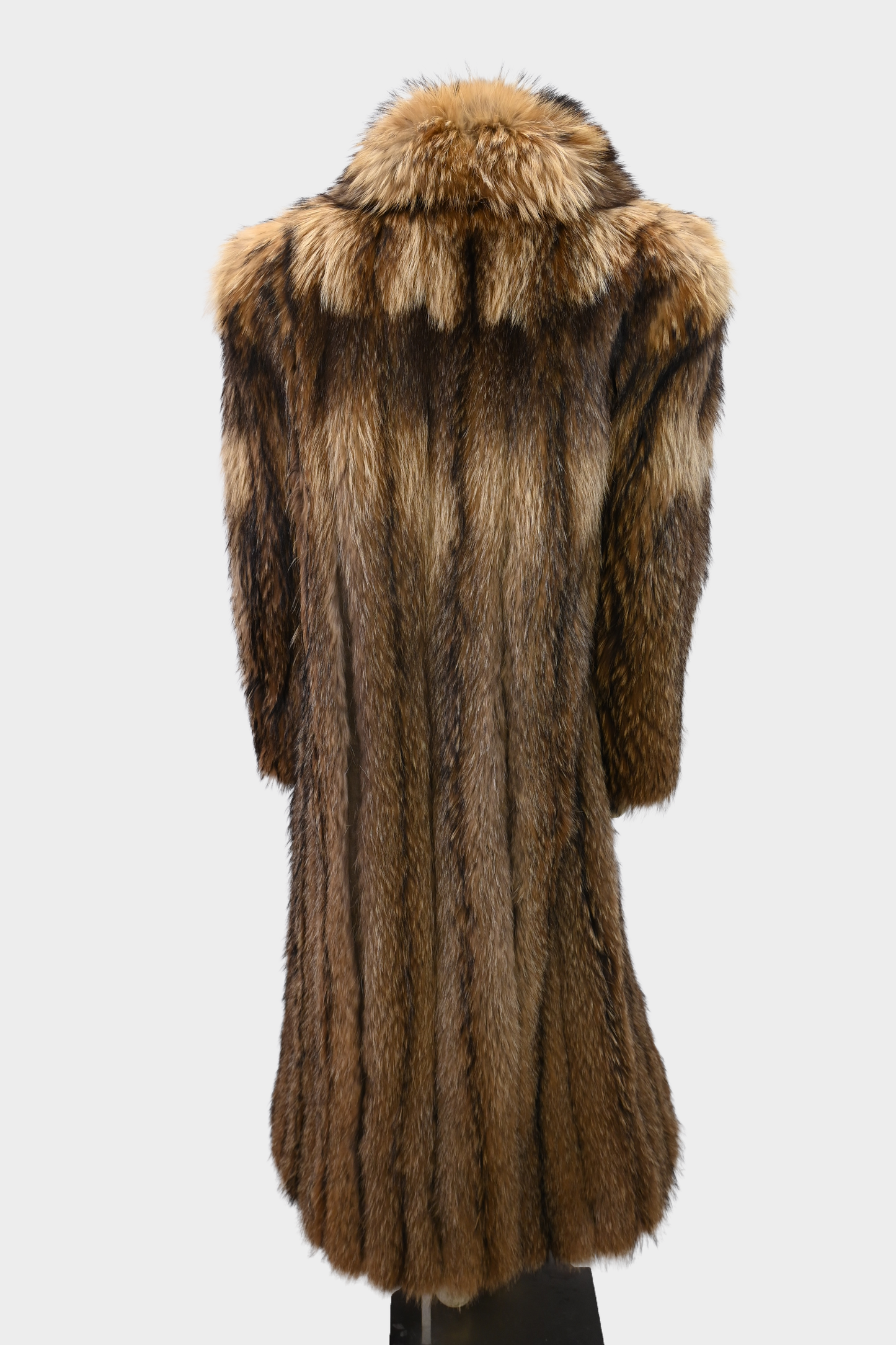 Finnish Raccoon Full Length Fur Coat