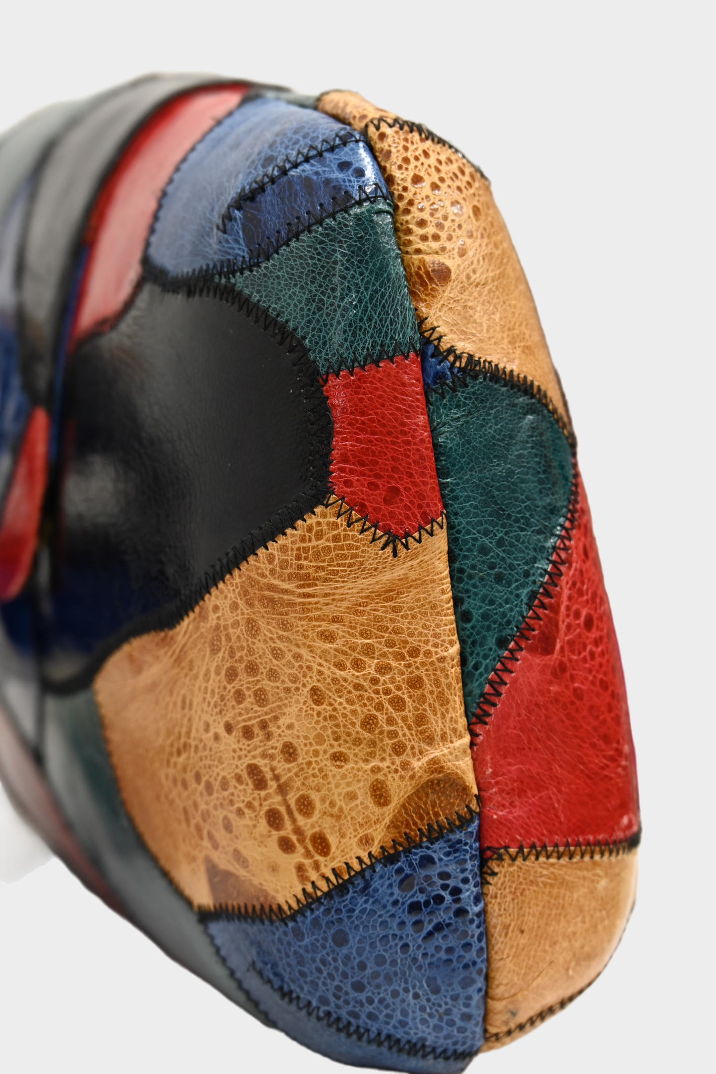 Vintage Exotic Patchwork Clutch Crossbody