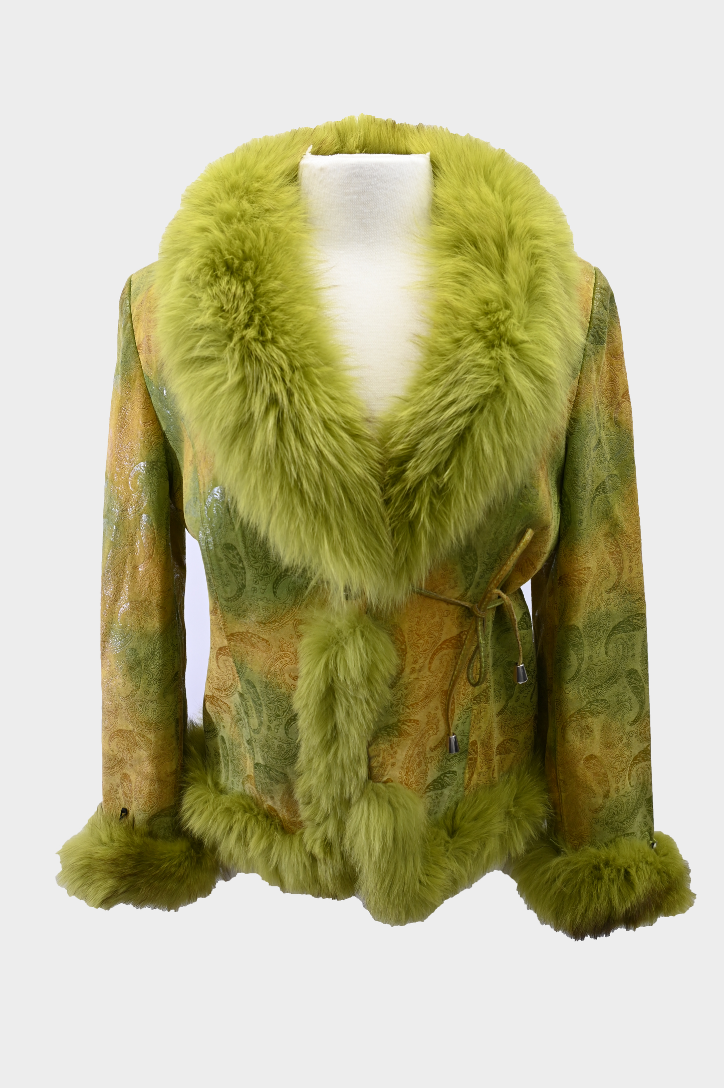 Leather & Fox Fur Jacket