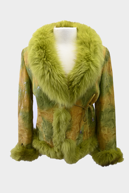 Leather & Fox Fur Jacket