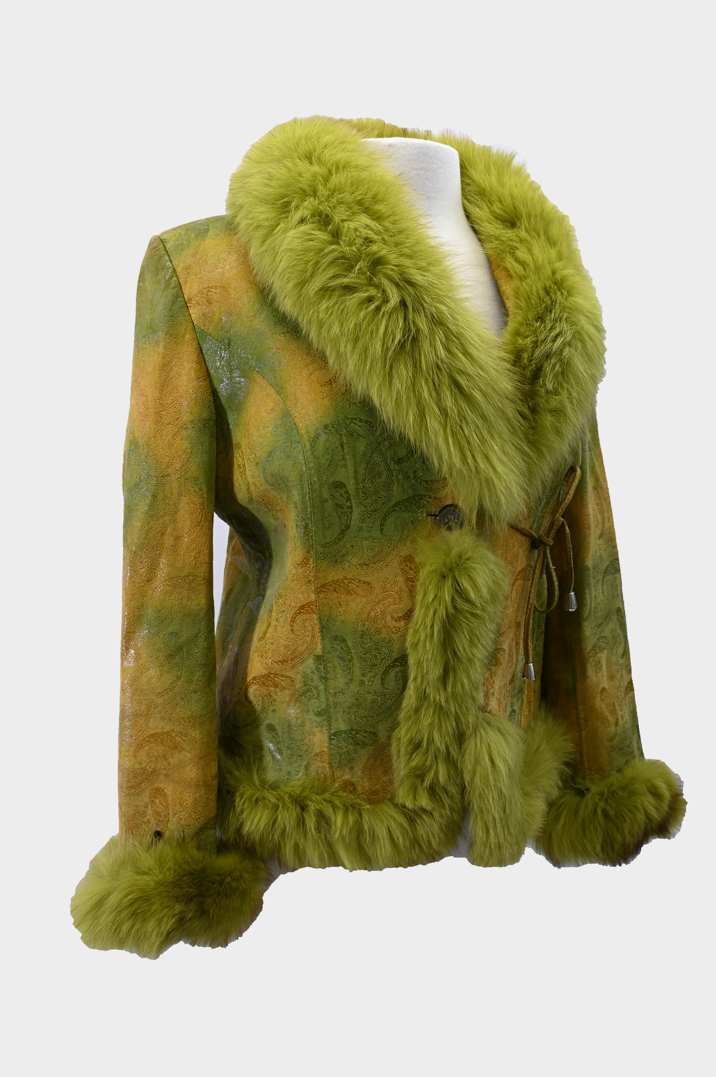 Leather & Fox Fur Jacket