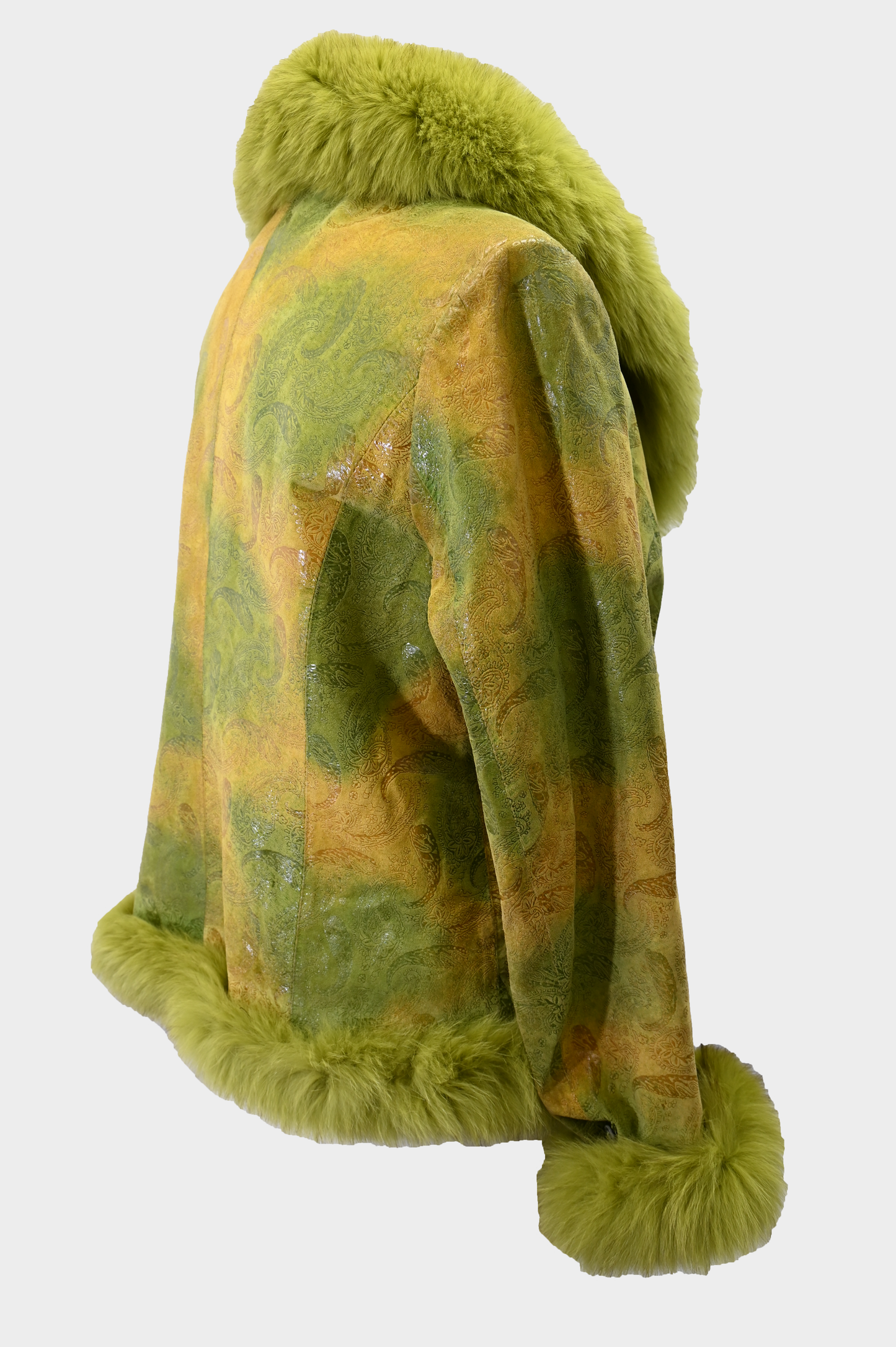 Leather & Fox Fur Jacket