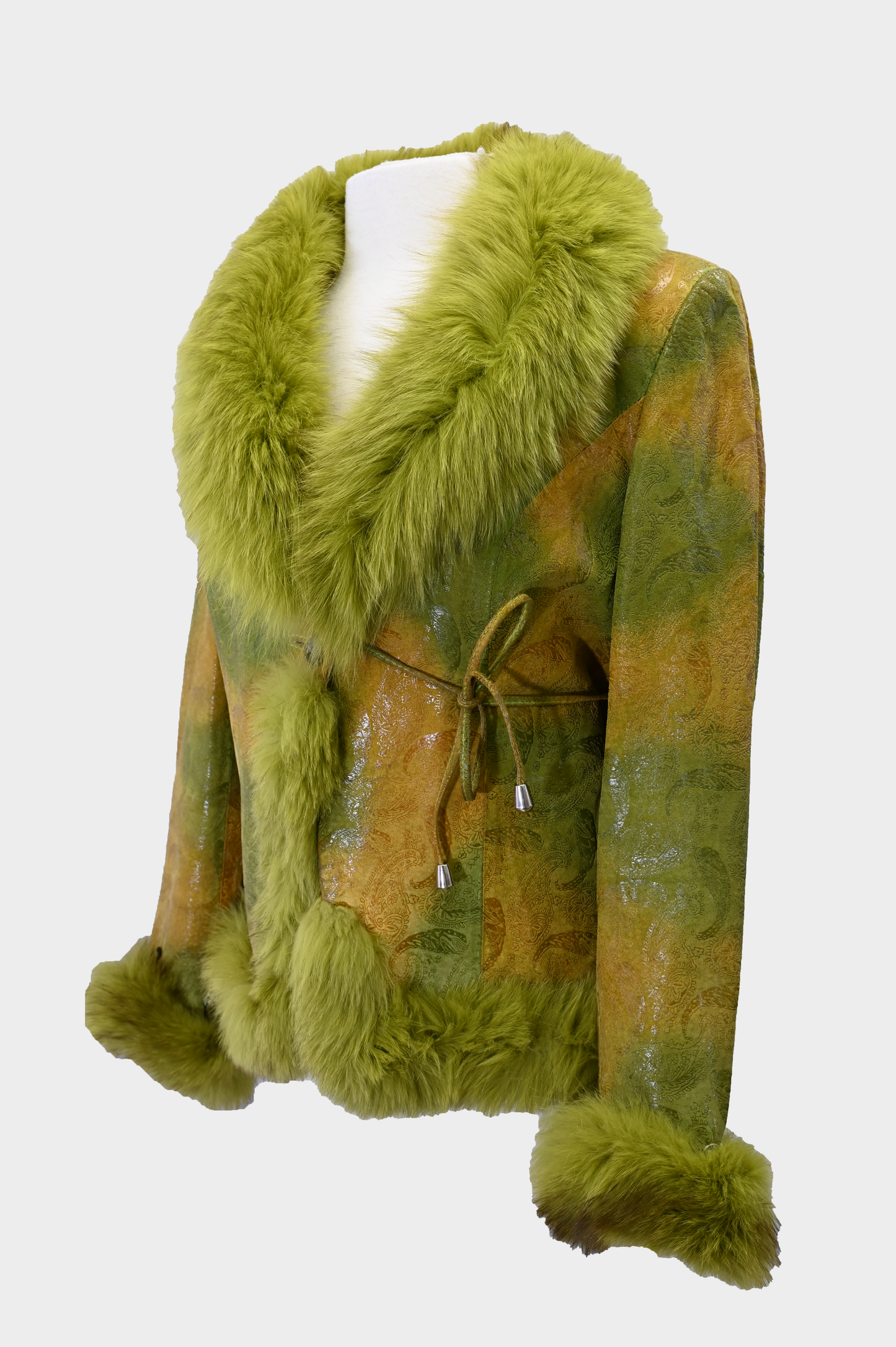 Leather & Fox Fur Jacket