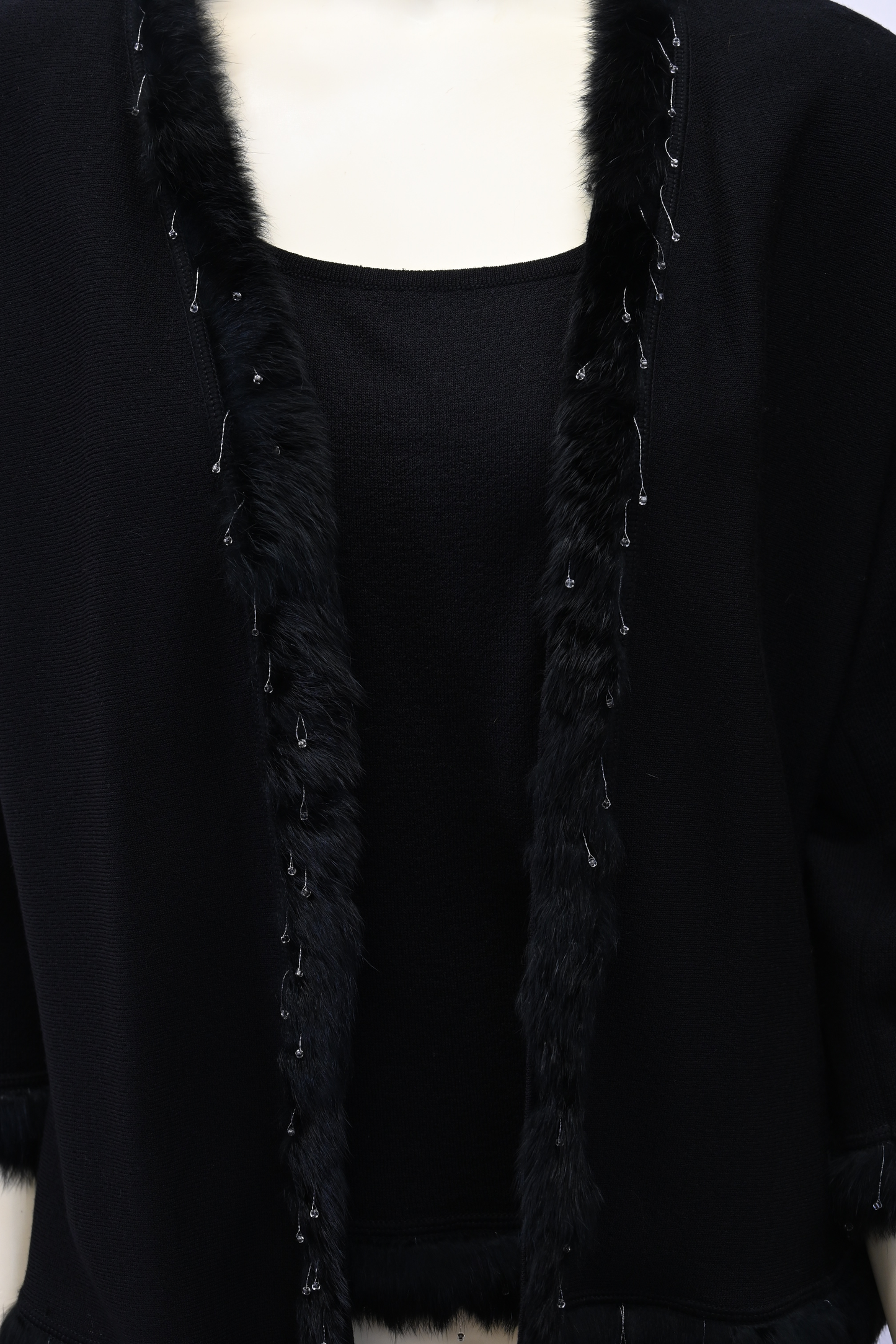 Escada Fur Trim 2 Piece Set