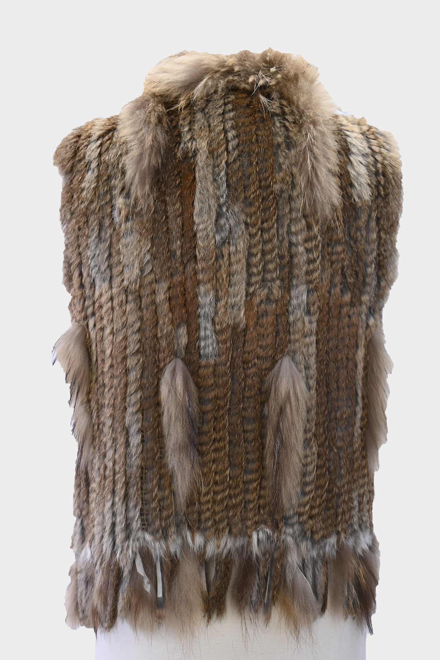 Rabbit & Raccoon Fur Vest