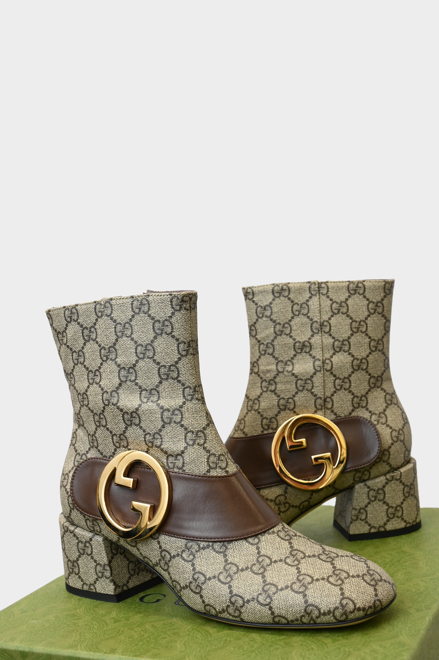 Gucci Blondie GG Supreme Boots