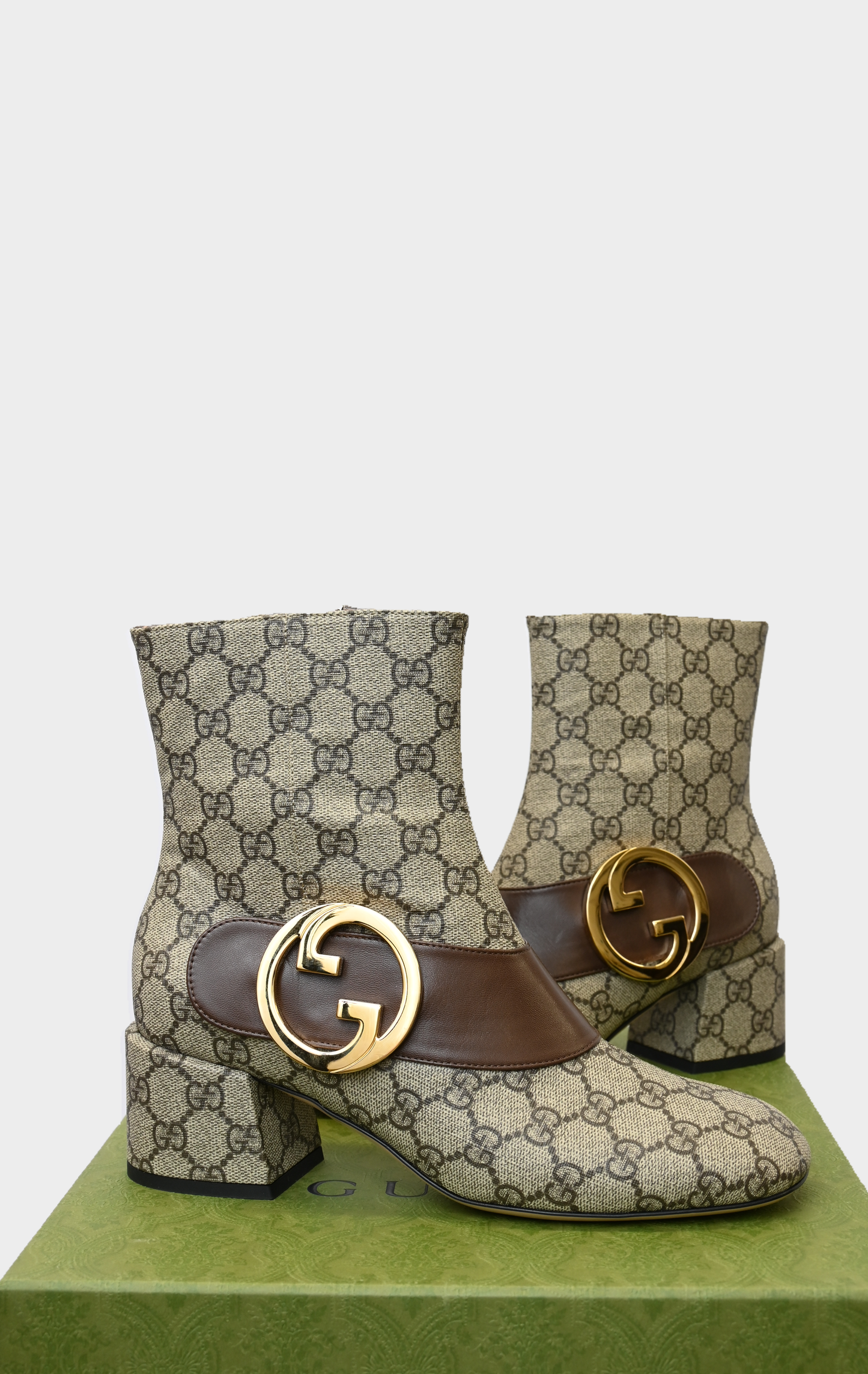 Gucci Blondie GG Supreme Boots