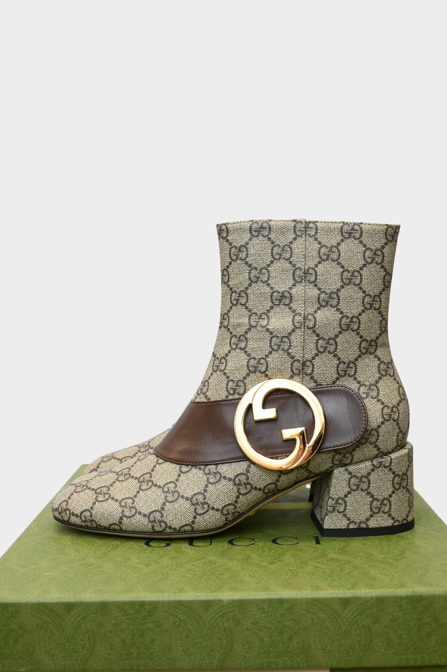 Gucci Blondie GG Supreme Boots