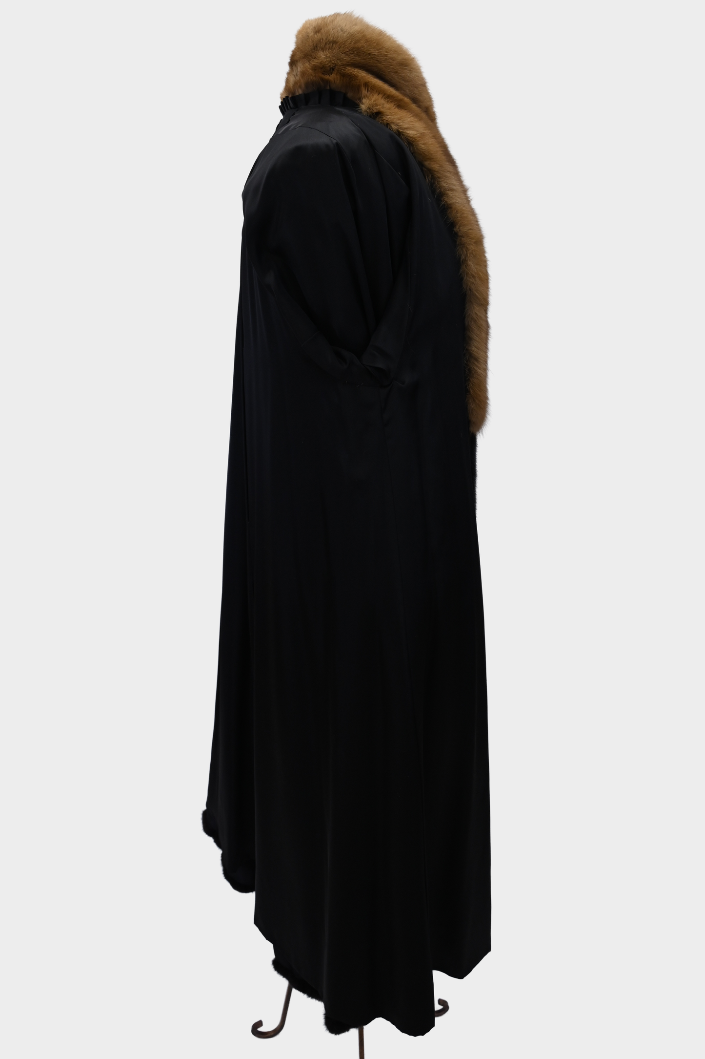 Hinsdale Furriers Full Length Mink Coat with Sable Trim