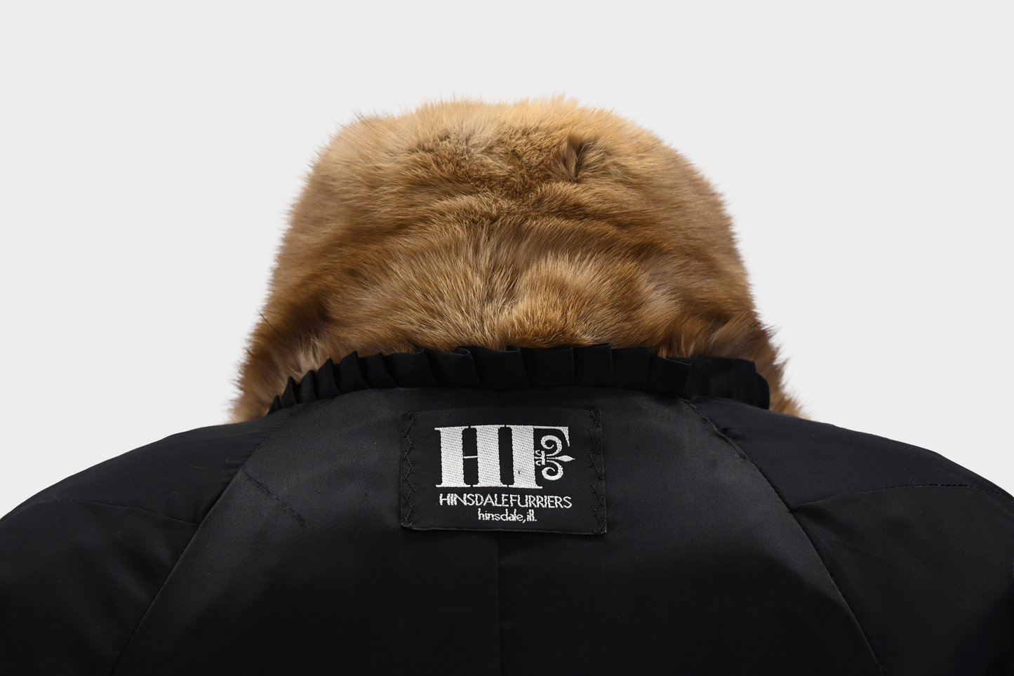 Hinsdale Furriers Full Length Mink Coat with Sable Trim