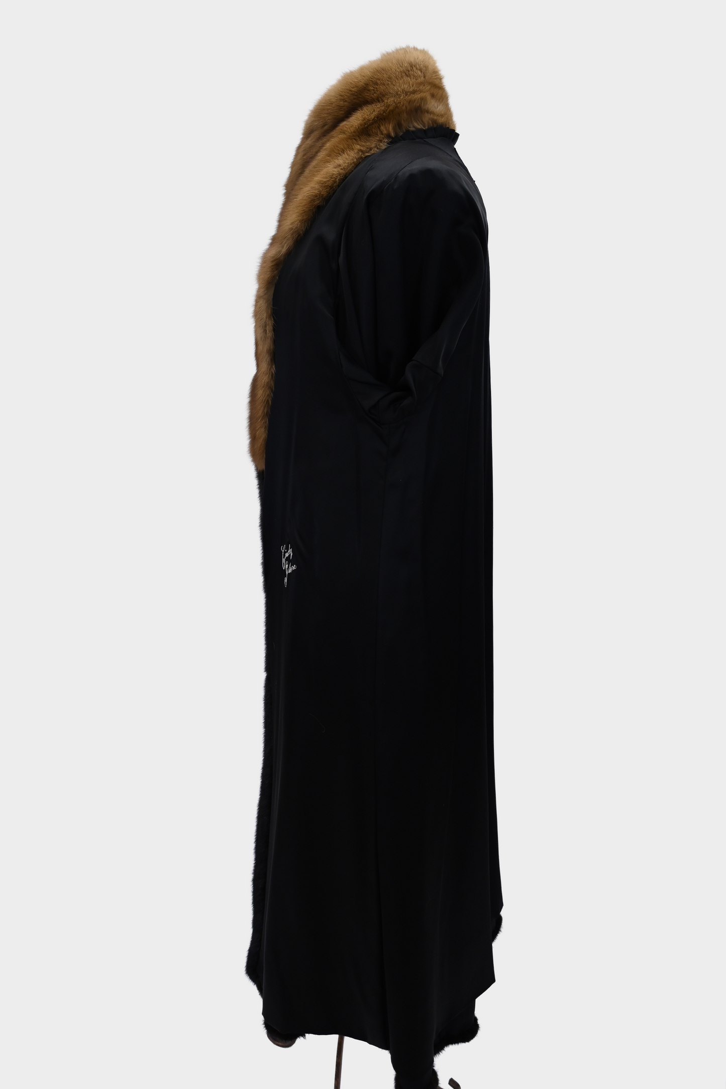 Hinsdale Furriers Full Length Mink Coat with Sable Trim