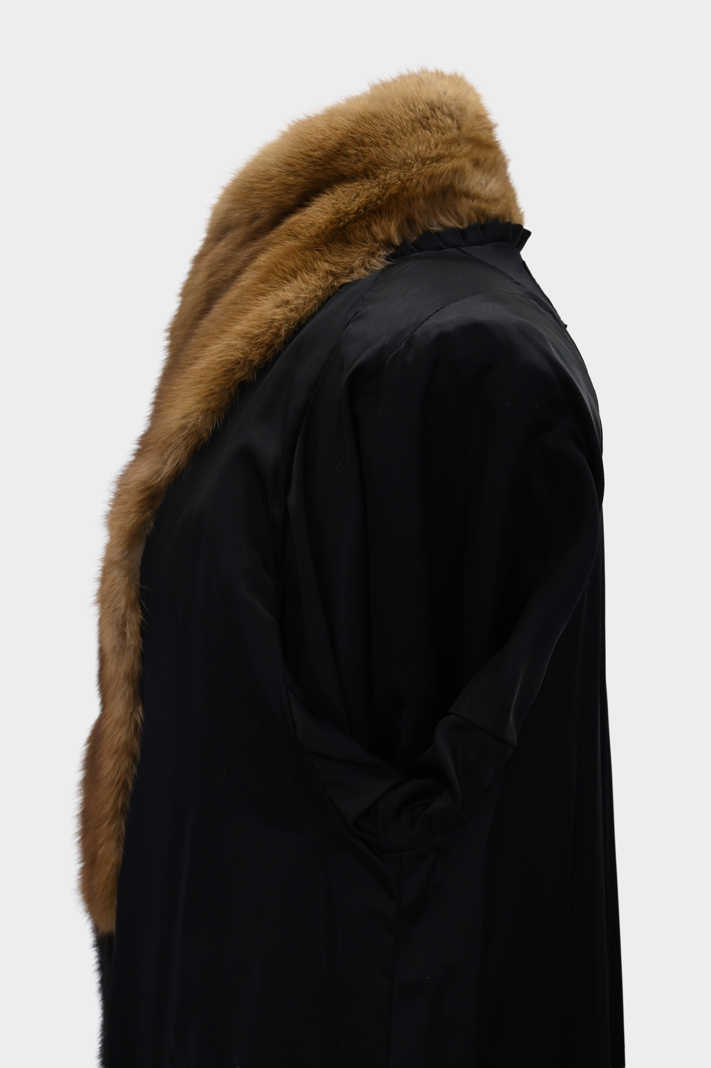 Hinsdale Furriers Full Length Mink Coat with Sable Trim