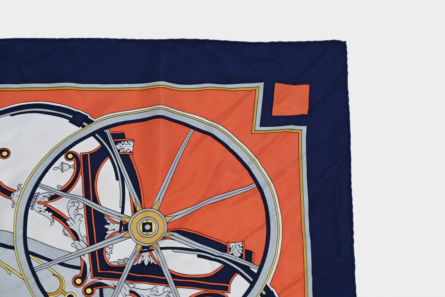 Hermès Washington's Carriage Silk Carré Scarf 90x90CM