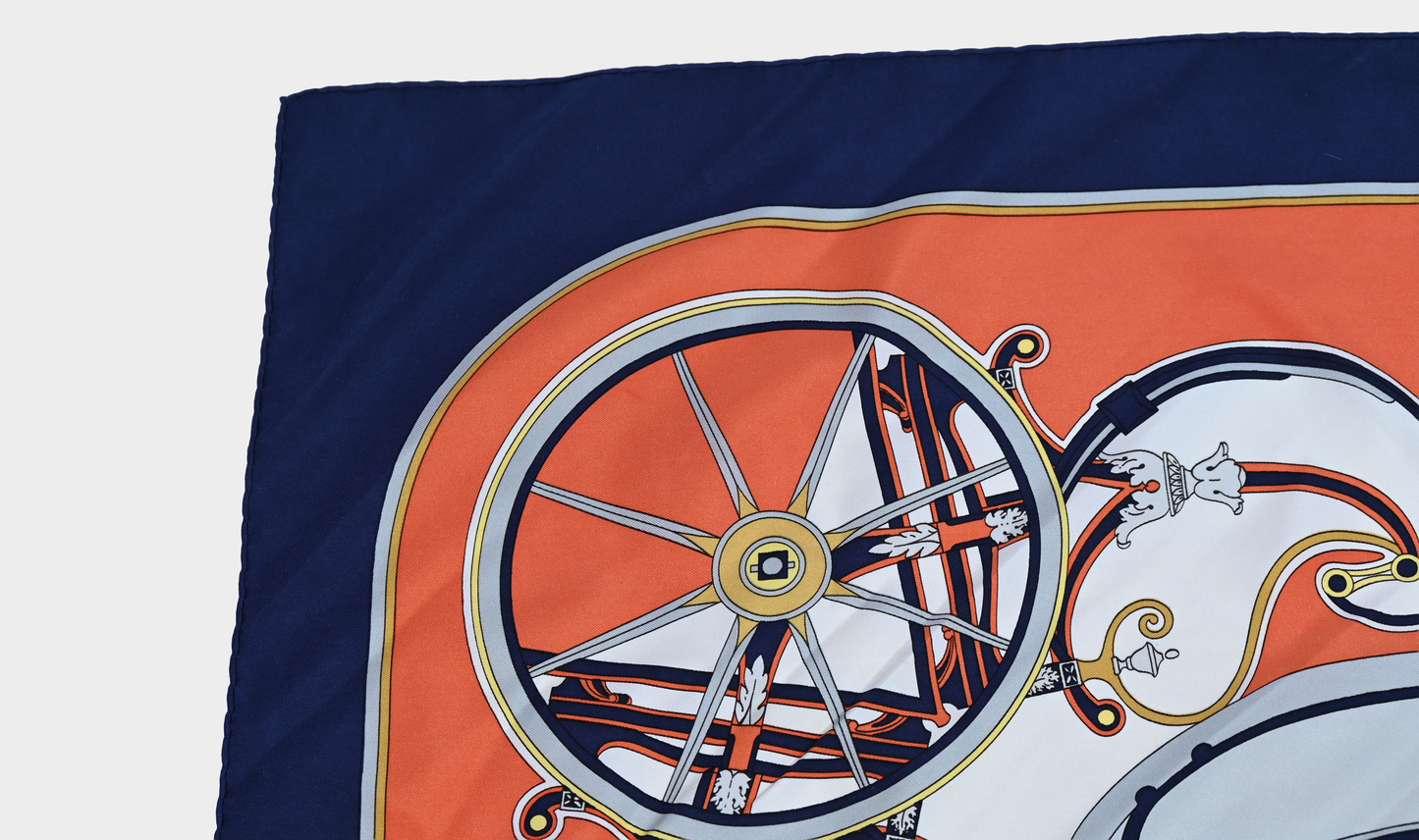 Hermès Washington's Carriage Silk Carré Scarf 90x90CM