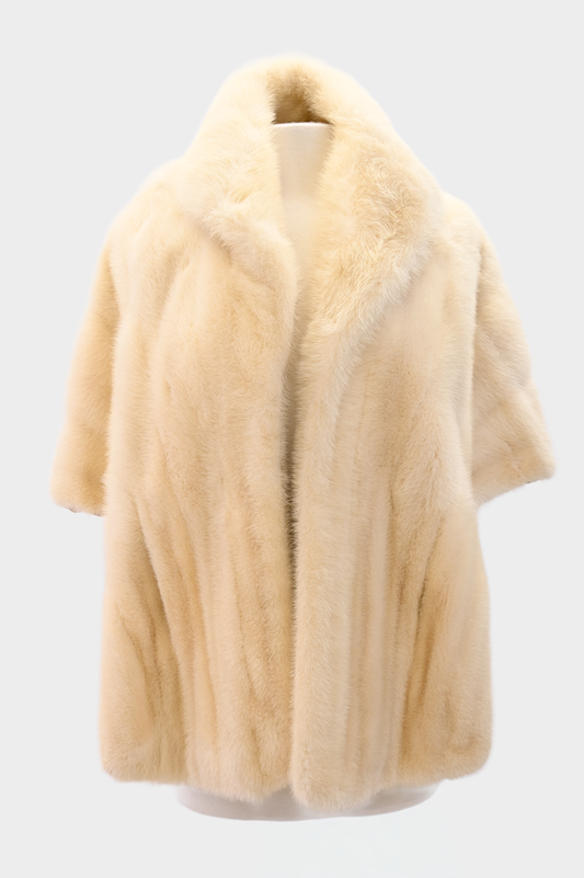 Mink Ivory Shawl
