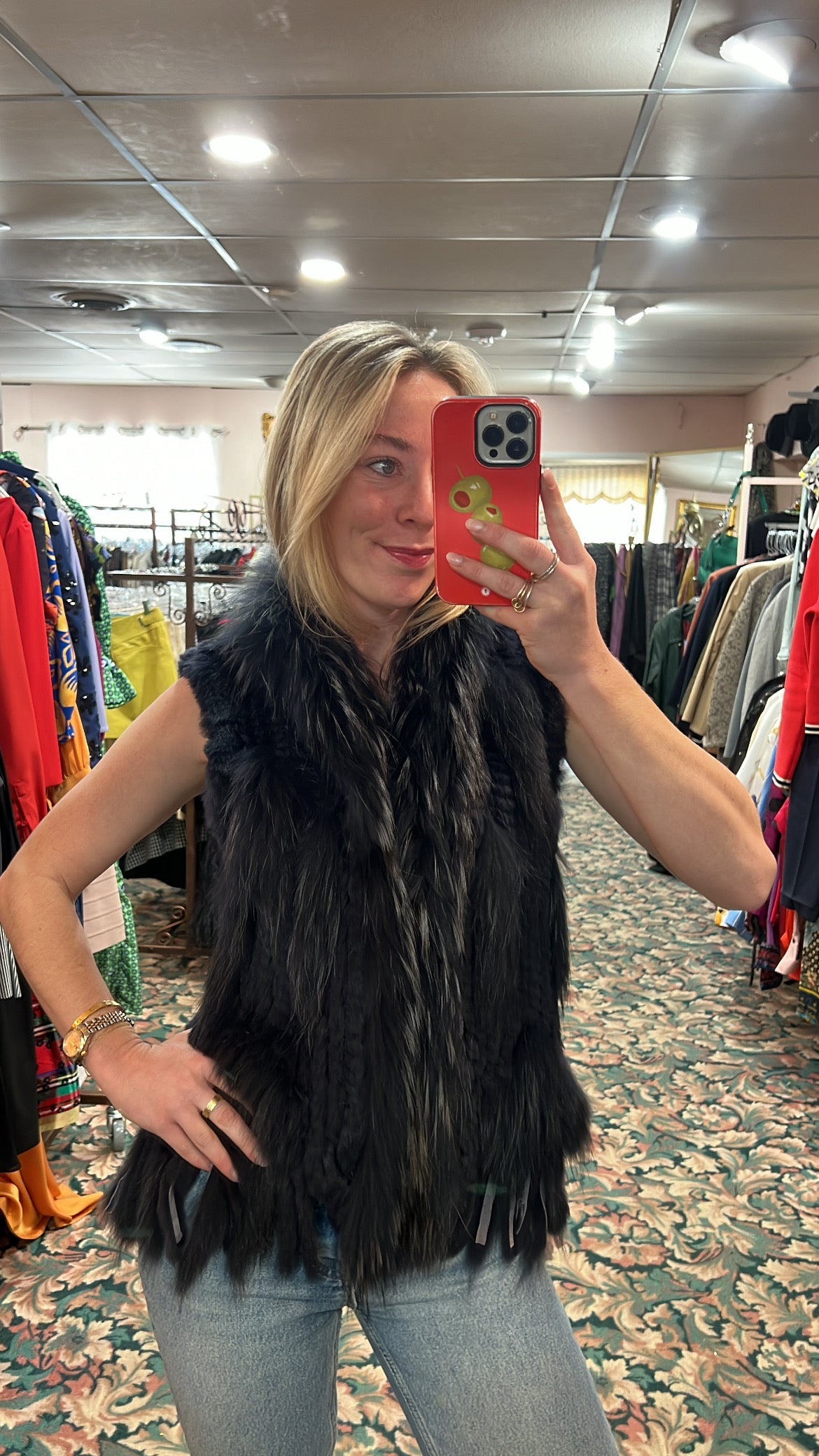 Rabbit Fur Vest