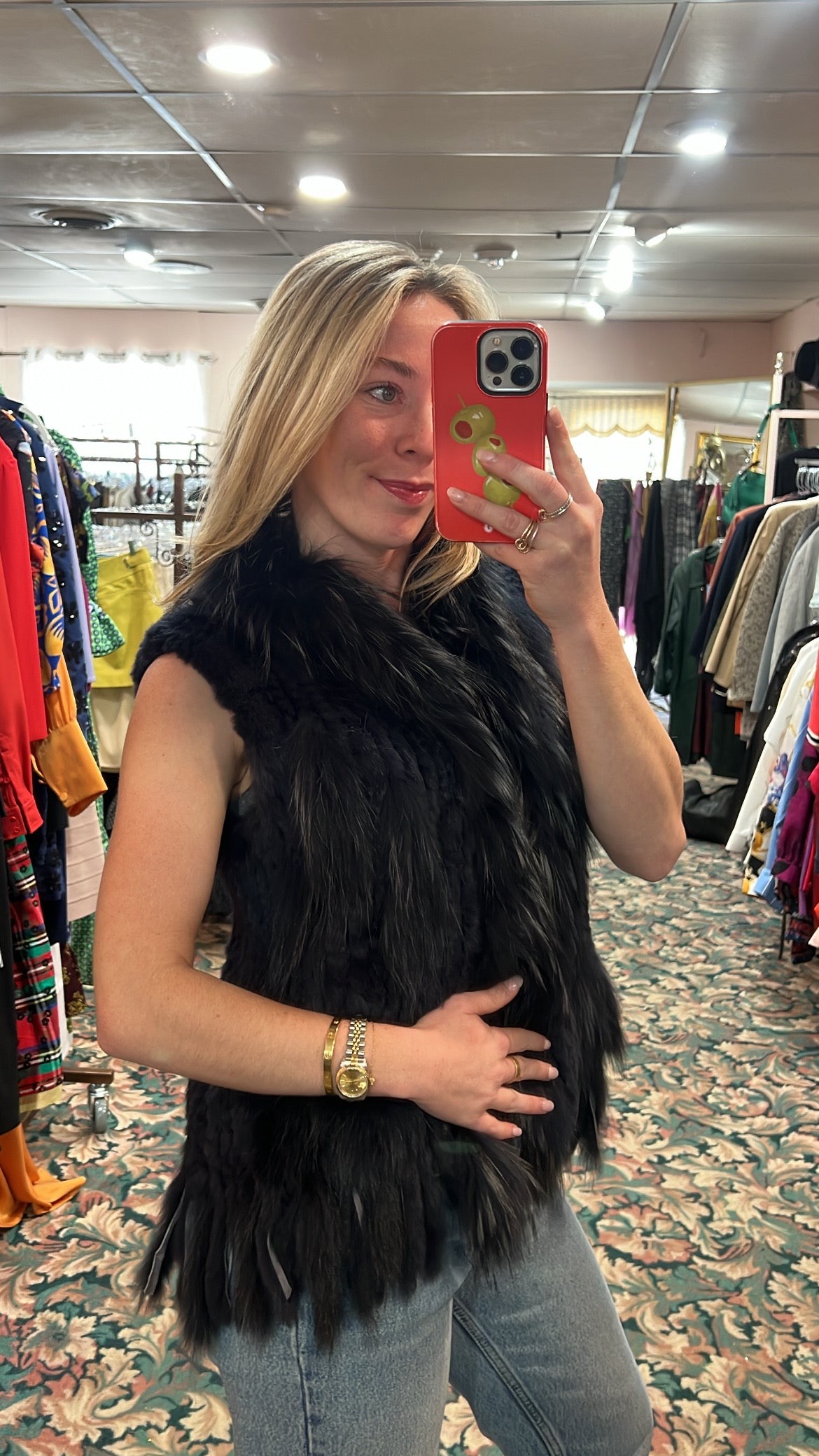 Rabbit Fur Vest