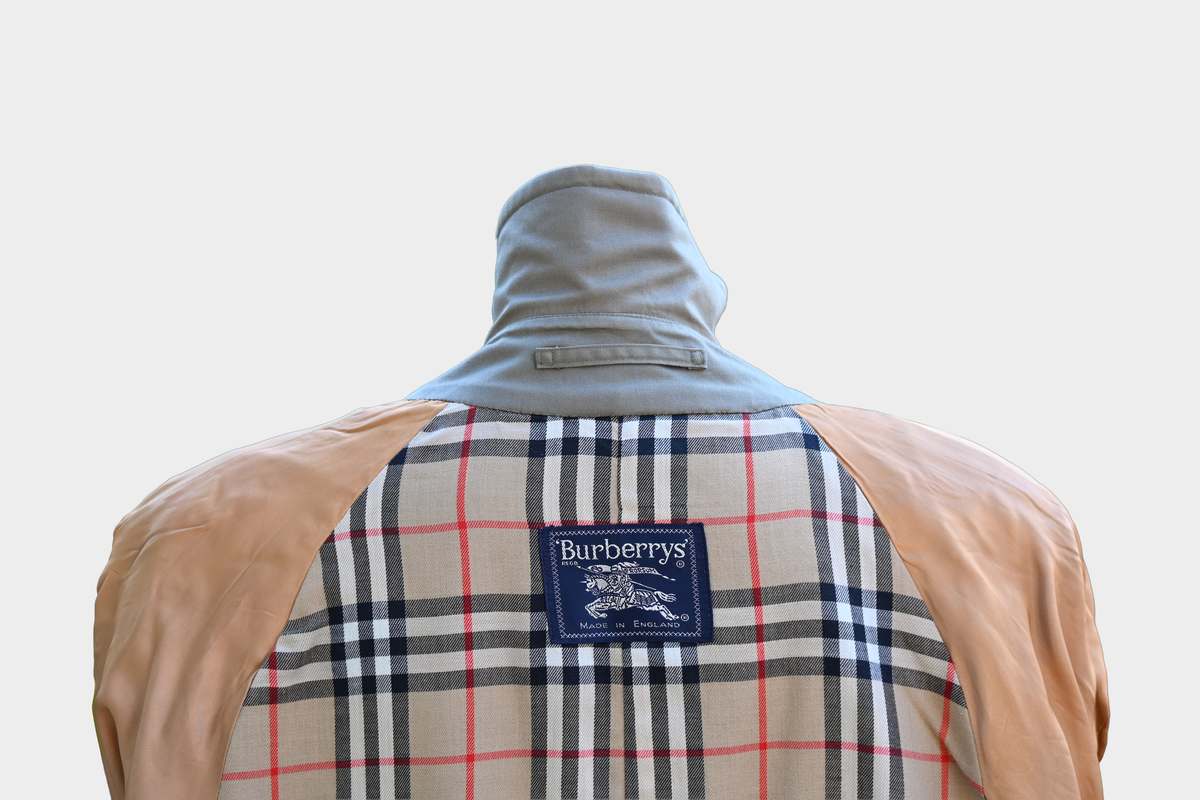 Vintage Burberrys Olive Trench Coat