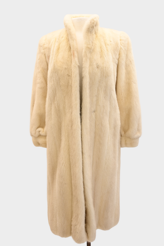 Ivory Mink Fur Coat